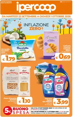 Anteprima del volantino Ipercoop volantino Sicilia valido a partire dal 22/09/2026