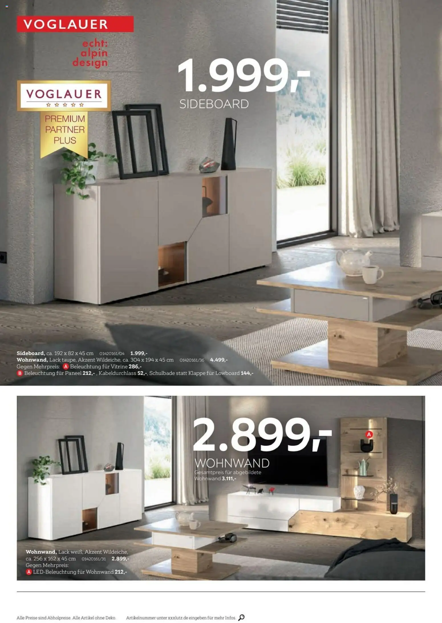 XXXLutz Last-Minute-Preis – gültig ab 19.09.2026 | Seite: 10 | Produkte: Sideboard, Wohnwand, Lowboard, Vitrine