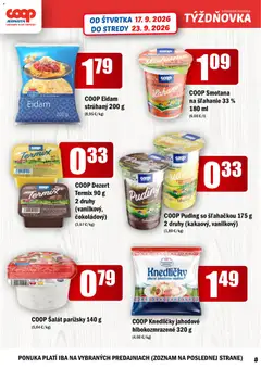 COOP Jednota leták platný od 17.09.2026 | Strana: 8