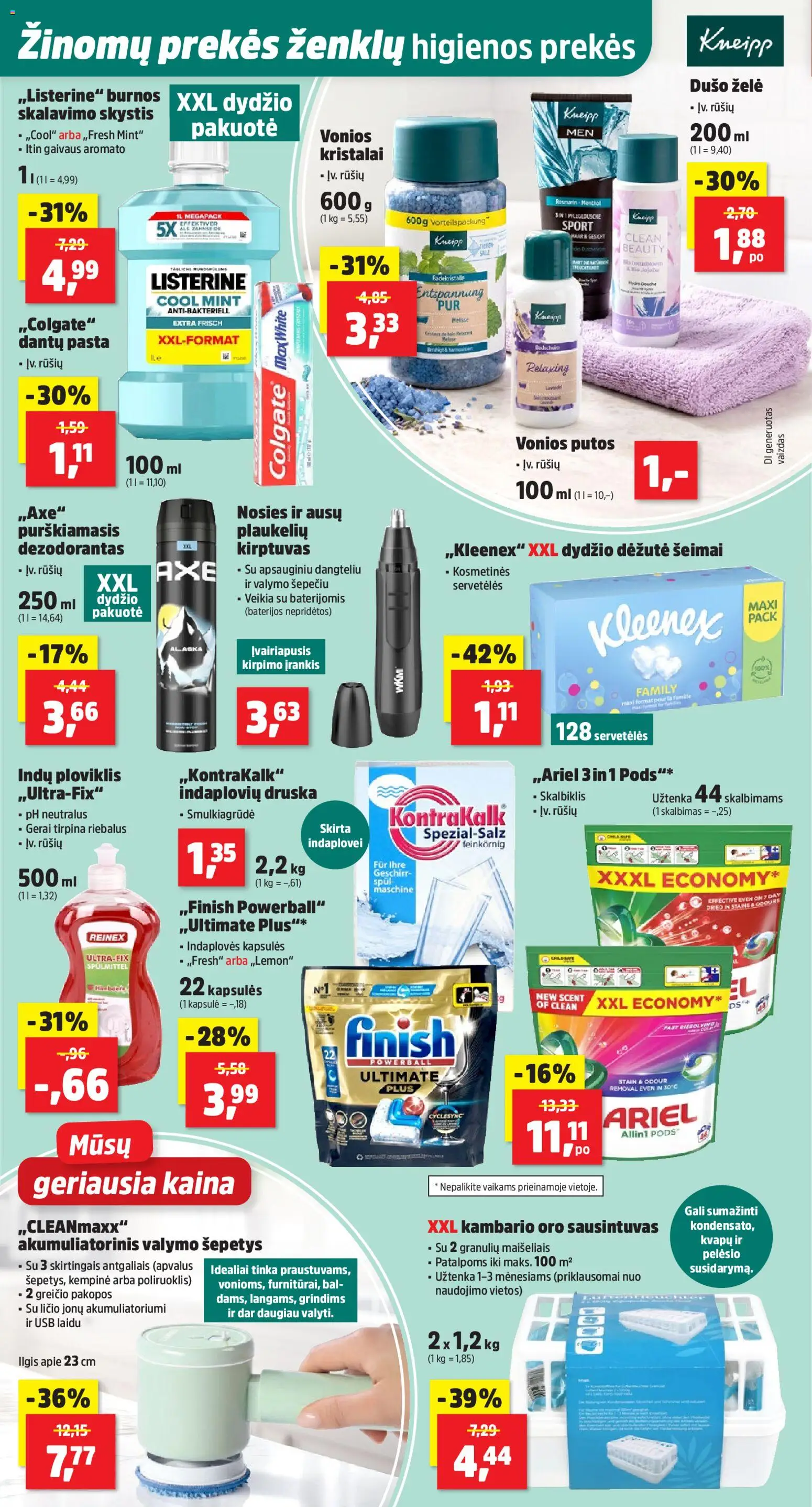Thomas Philipps akcijos nuo 2026.09.14 | Puslapis: 6 | Prekių: Dušo želė, Dezodorantas, USB, Druska