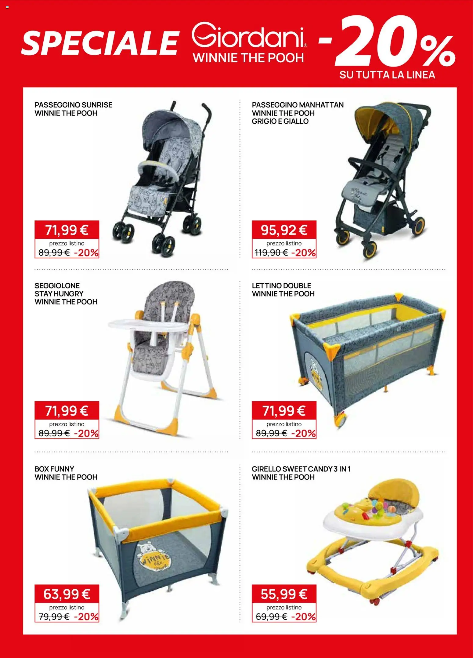 Volantino Prenatal del 20/08/2026 | Pagina: 36 | Prodotti: The, Lettino, Passeggino, Girello