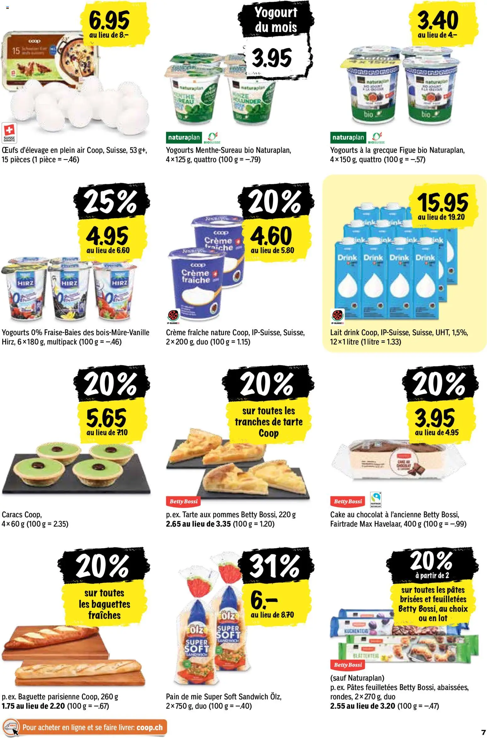 Coop aktionen FR – gültig ab 07.05.2026 | Seite: 7 | Produkte: Baguette, Apple, Creme