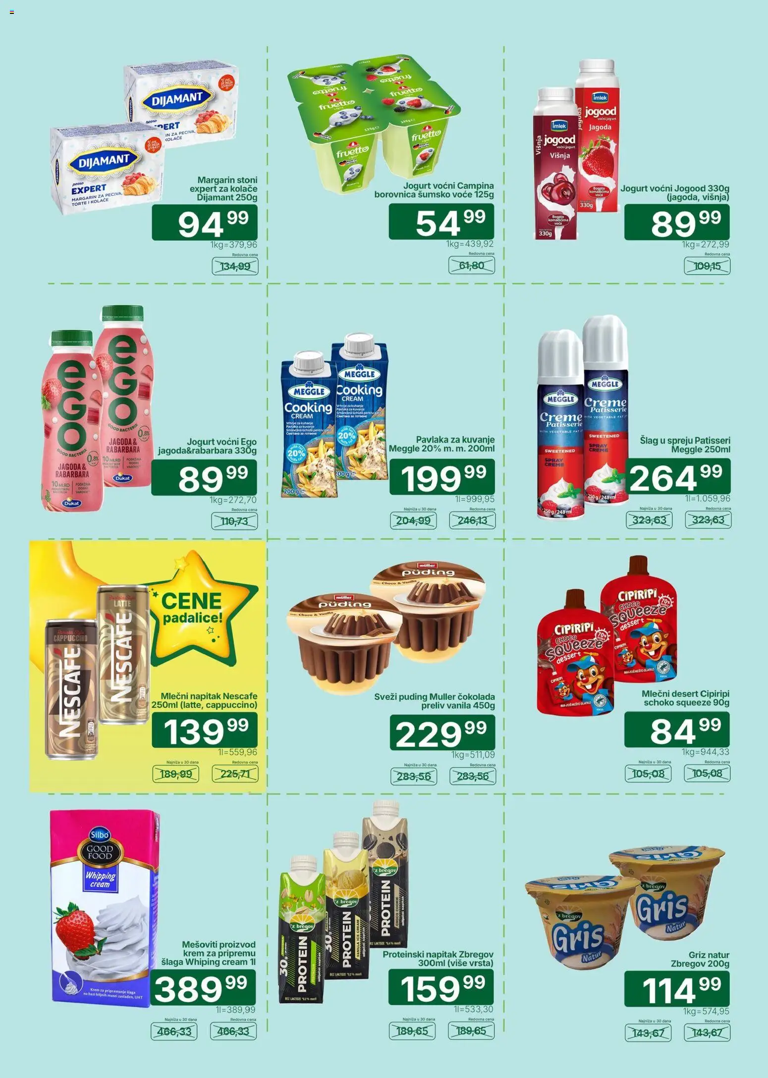 Univerexport katalog - važi od 03.08.2026 | Strana: 8 | Proizvode: Borovnica, Musli, Jogurt, Nescafé