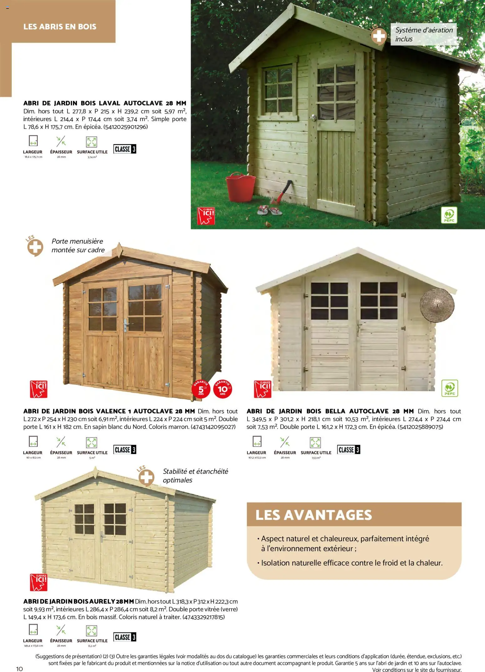 {H1} | Page: 10 | Produits: Porte, Abri de jardin bois, Abri de jardin, Cadre