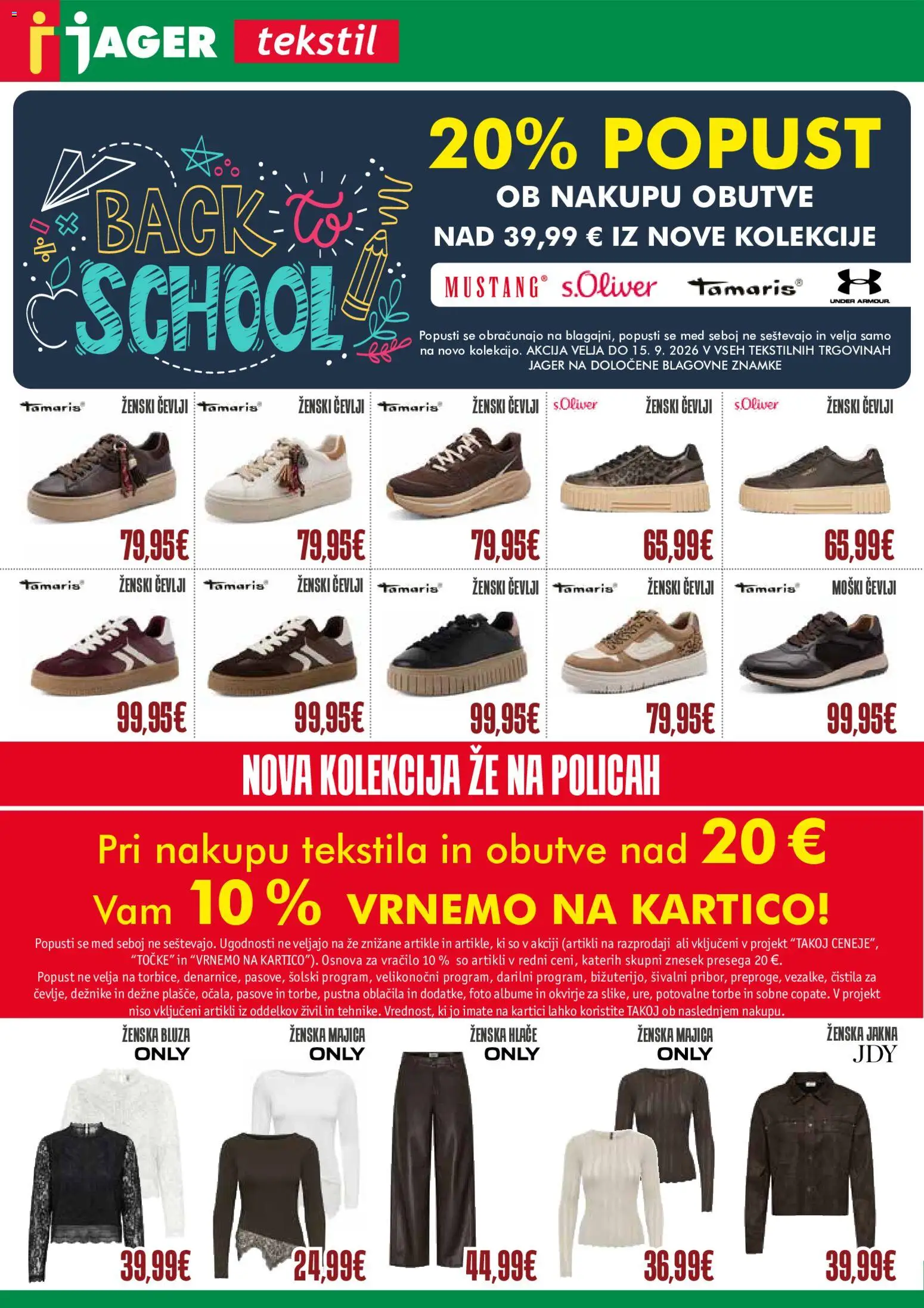 Novi Jager katalog ponudbe – veljaven od 02.09.2026 | Stran: 1 | Izdelki: Med, Bluza, Jakna, Hlace