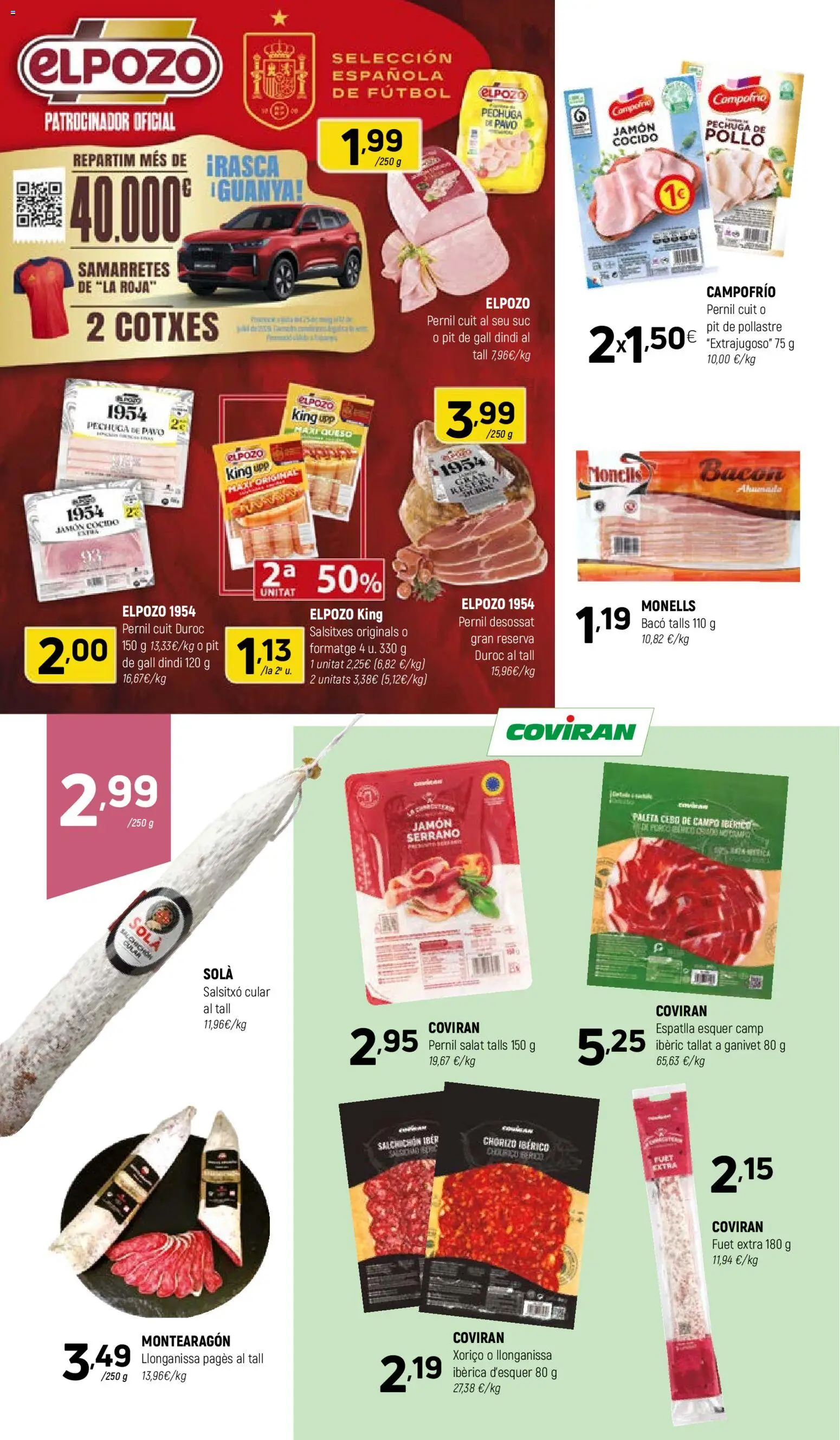 Coviran Ofertas │ válido desde el 02.06.2026 | Página: 8 | Productos: Queso, Jamón, Jamón cocido