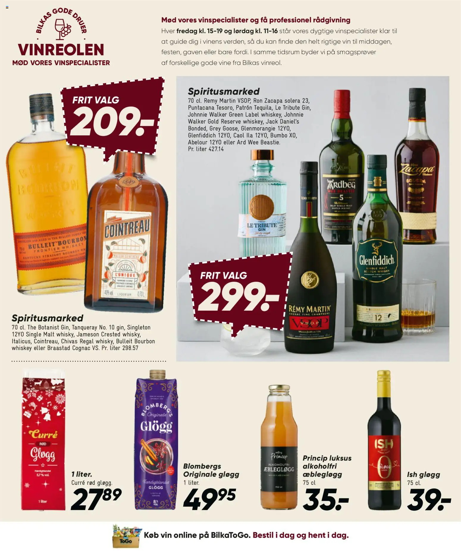 Bilka tilbudsavis – gyldig fra 23/10/2026 | Side: 36 | Produkter: Vin, Bourbon, Druer, Jack Daniel's