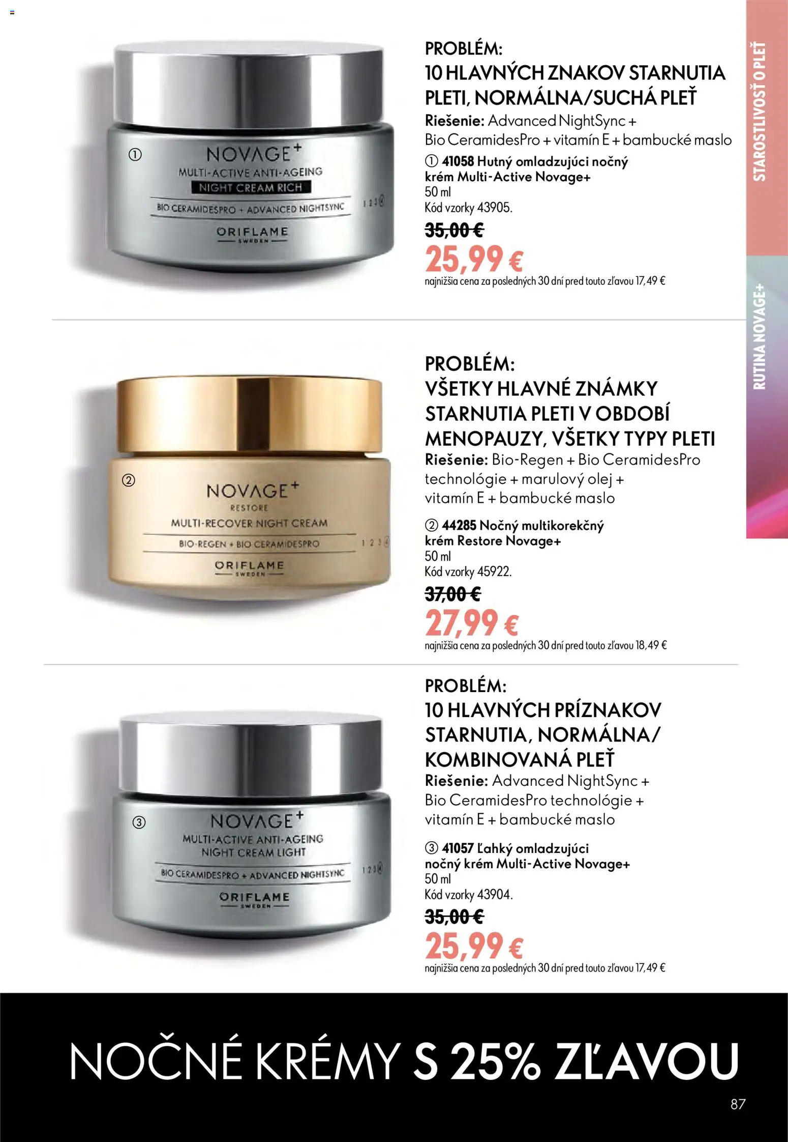 Nové Oriflame akcie – leták je platný od 29.07.2026 | Strana: 87 | Produkty: Maslo, Olej, Krém