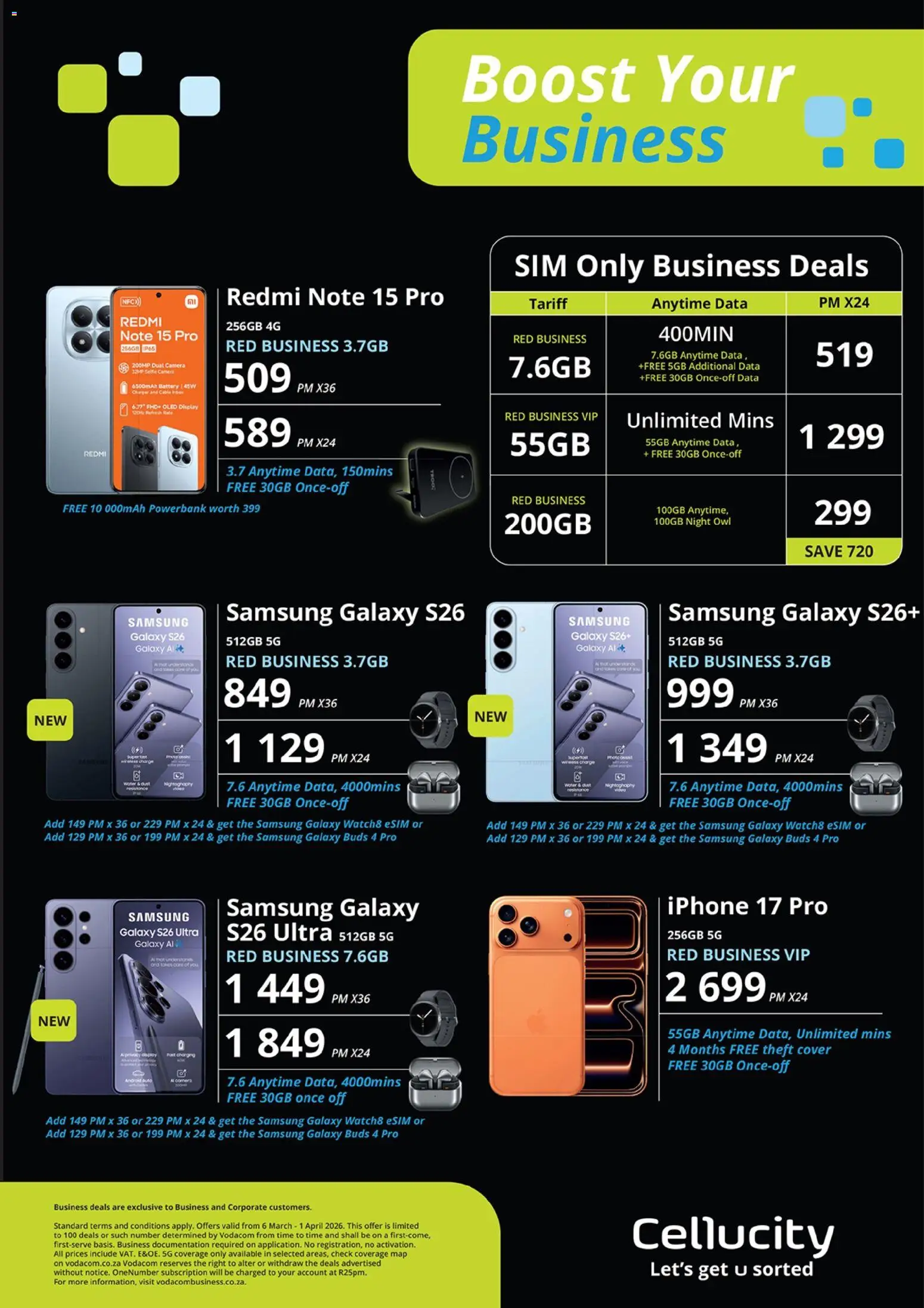 New Cellucity catalogue – valid from 06.03.2026 | Page: 2 | Products: Cover, Powerbank, Camera, Battery
