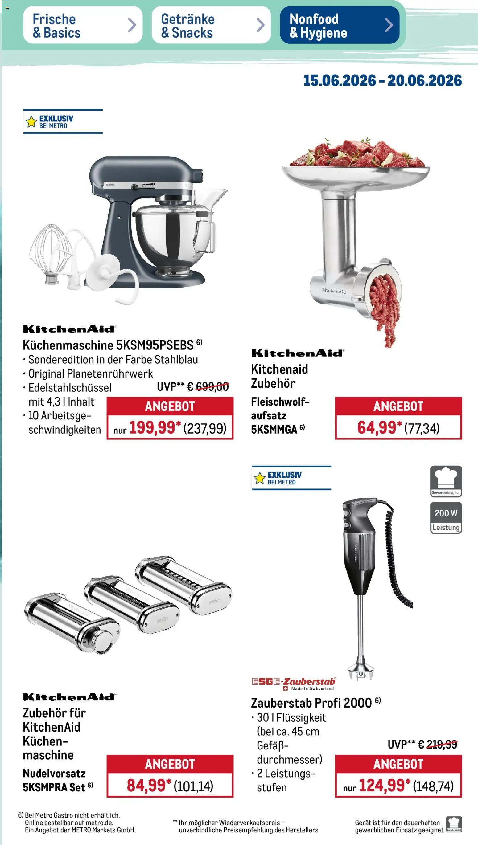 Metro Prospekt – gültig ab 15.06.2026 | Seite: 53 | Produkte: Kuchen