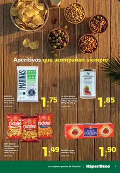 Vista previa HiperDino Ofertas especial playa y camping válido desde el 21/07/2026 | Página: 3 | Productos: Aceite, Papas fritas, Anchoa