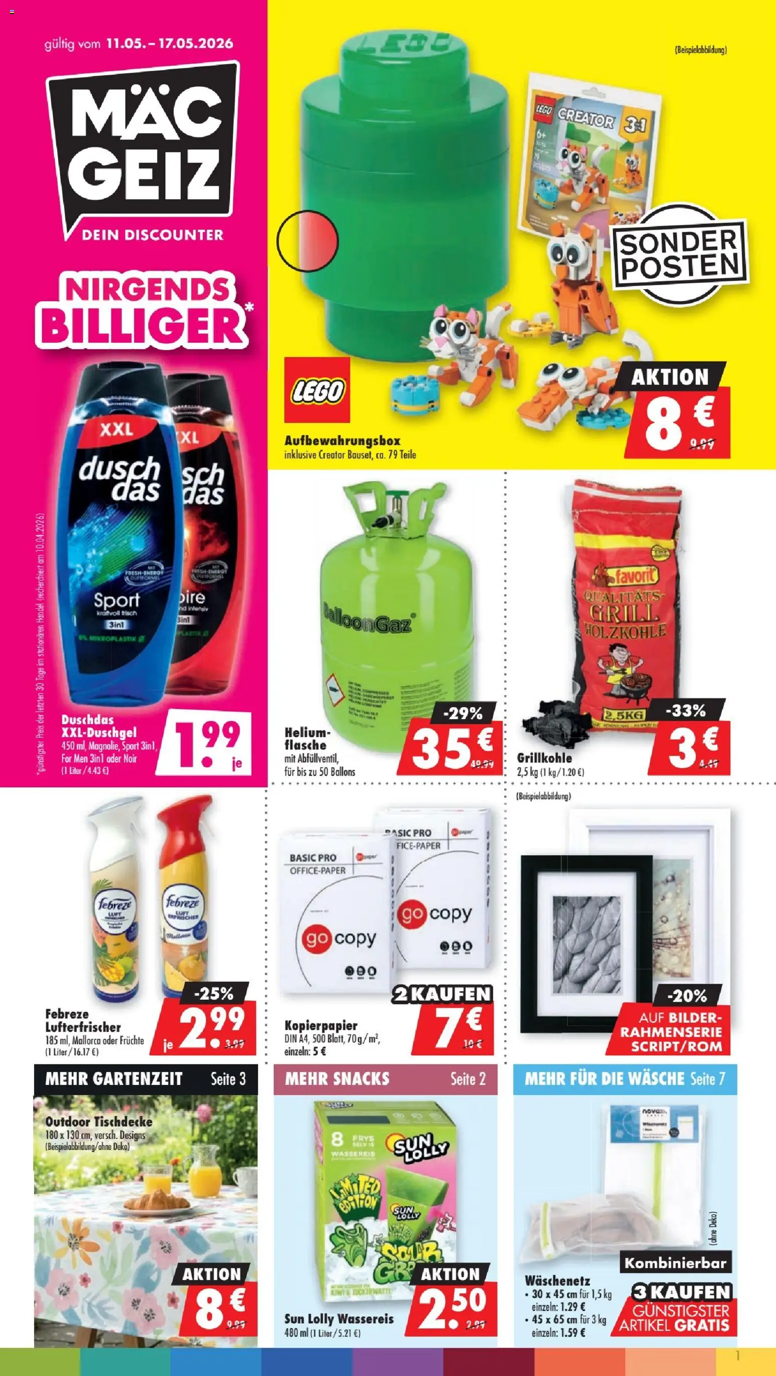 Mäc Geiz Prospekt 	 – gültig ab 11.05.2026 | Seite: 1