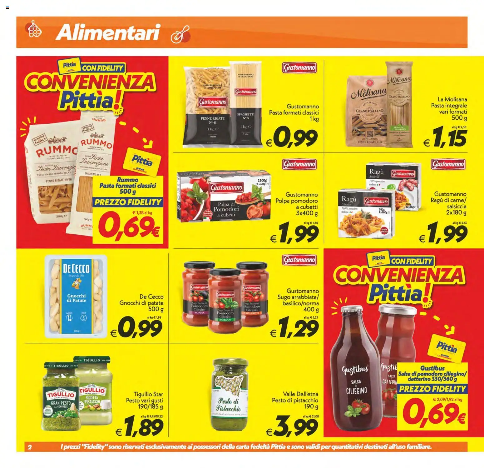 Volantino SuperConveniente del 21/08/2026 | Pagina: 2 | Prodotti: De Cecco, Salsa, Basilico, Pistacchi