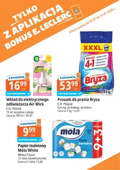 Pogląd oferty "E.Leclerc gazetka - Tylko Z Aplikacją Bonus" - ważna od 06.07.2026