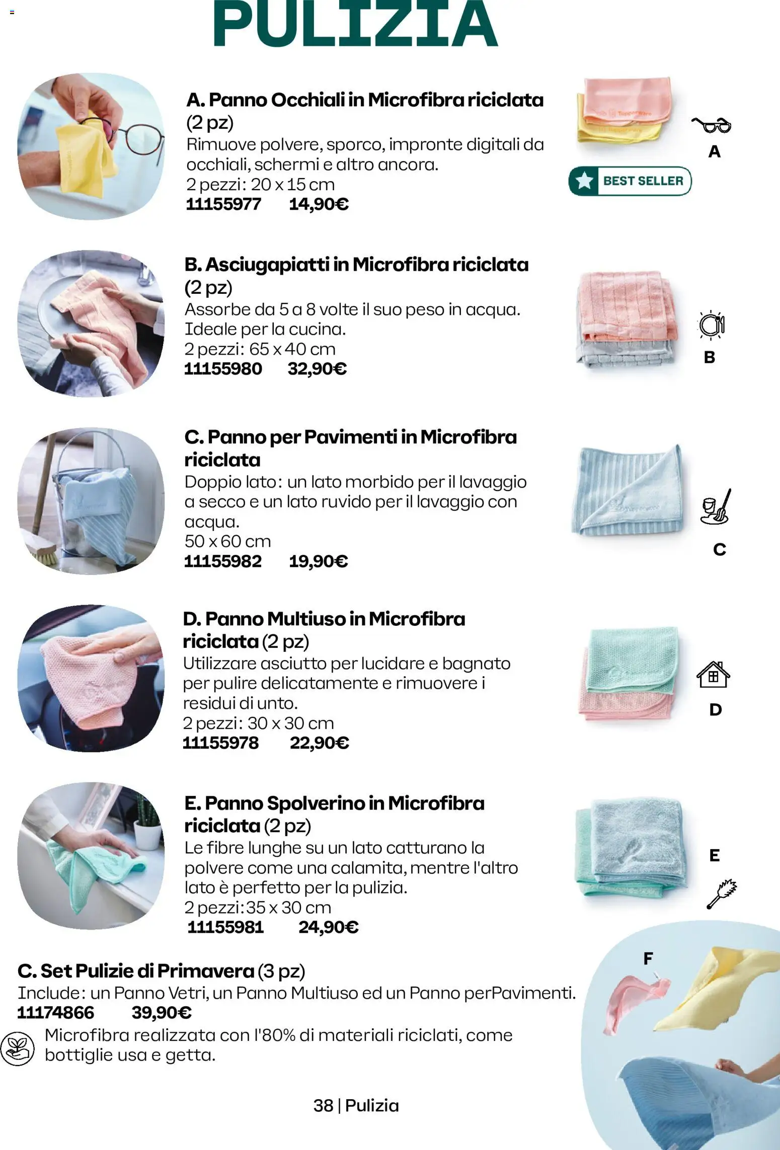 Volantino Tupperware del 01.05.2026 | Pagina: 38 | Prodotti: Occhiali