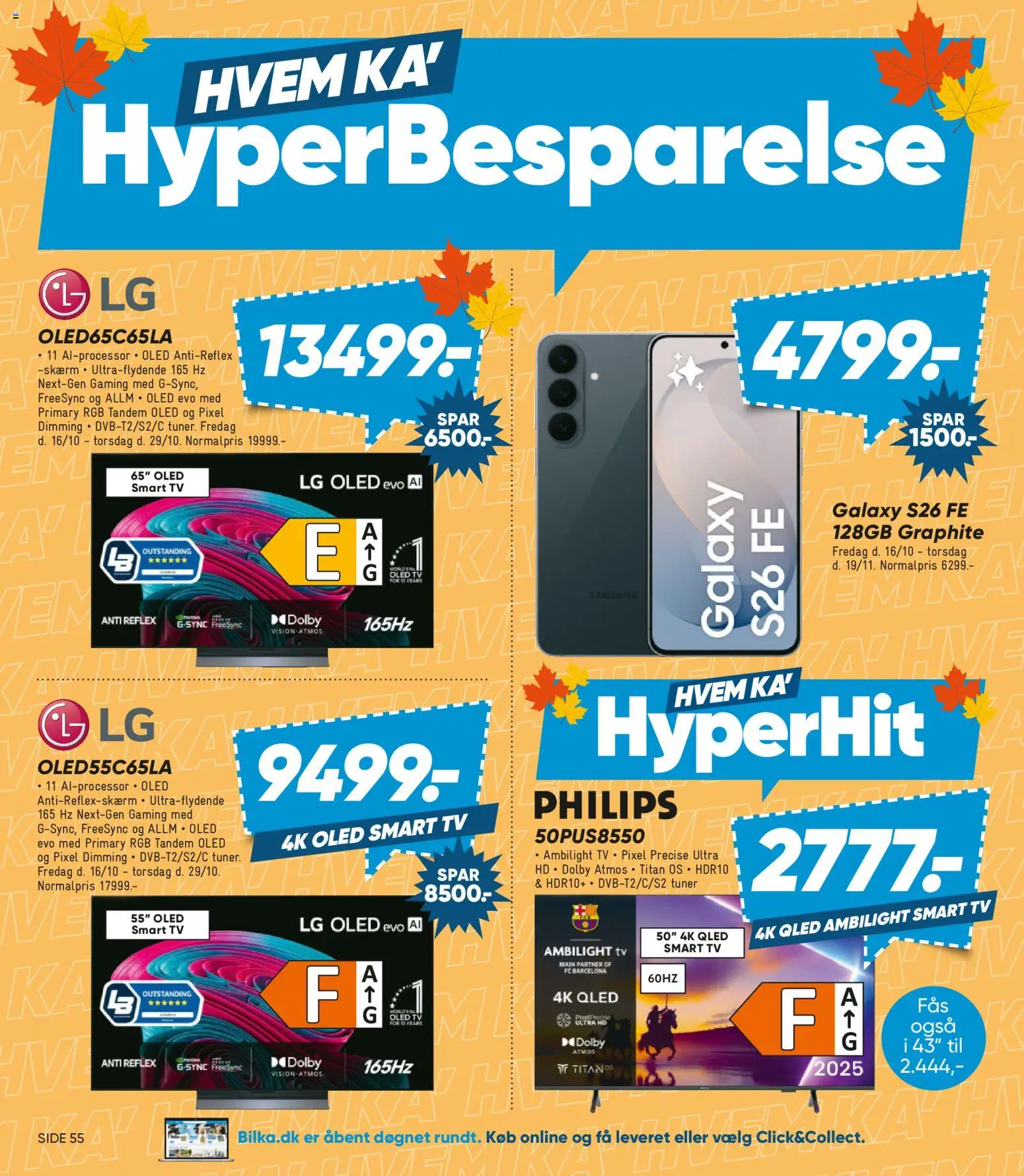 Bilka tilbudsavis – gyldig fra 23/10/2026 | Side: 2 | Produkter: Skærm, Smart TV, TV