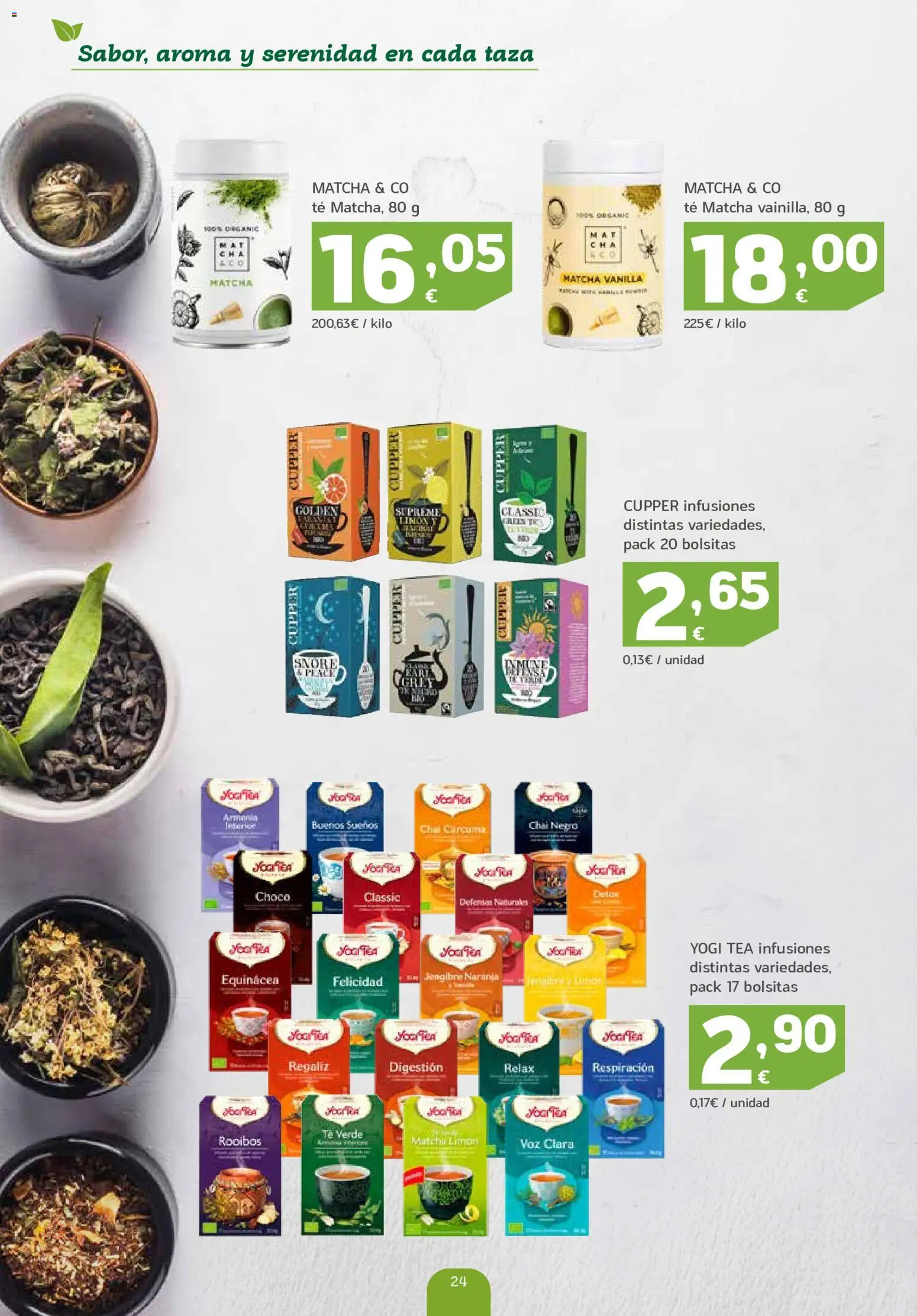 HiperDino Productos Ecológicos │ válido desde el 23/10/2026 | Página: 24 | Productos: Jengibre, Té verde, Chal, Té