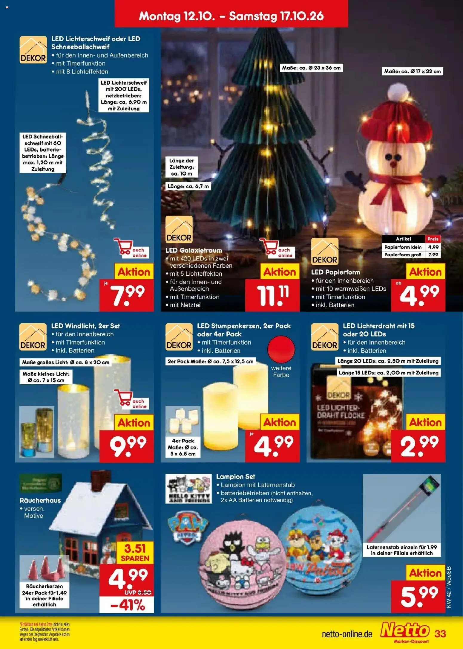 Netto Marken-Discount Prospekt Leonberg (ab 12.10.2026) » Angebote | Seite: 45 | Produkte: Batterien, Batterie, Netzteil