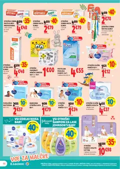E.leclerc katalog akcije – veljaven od 02.09.2026 | Stran: 46 | Izdelki: Plenice, Robčki, Kos, Zobna pasta