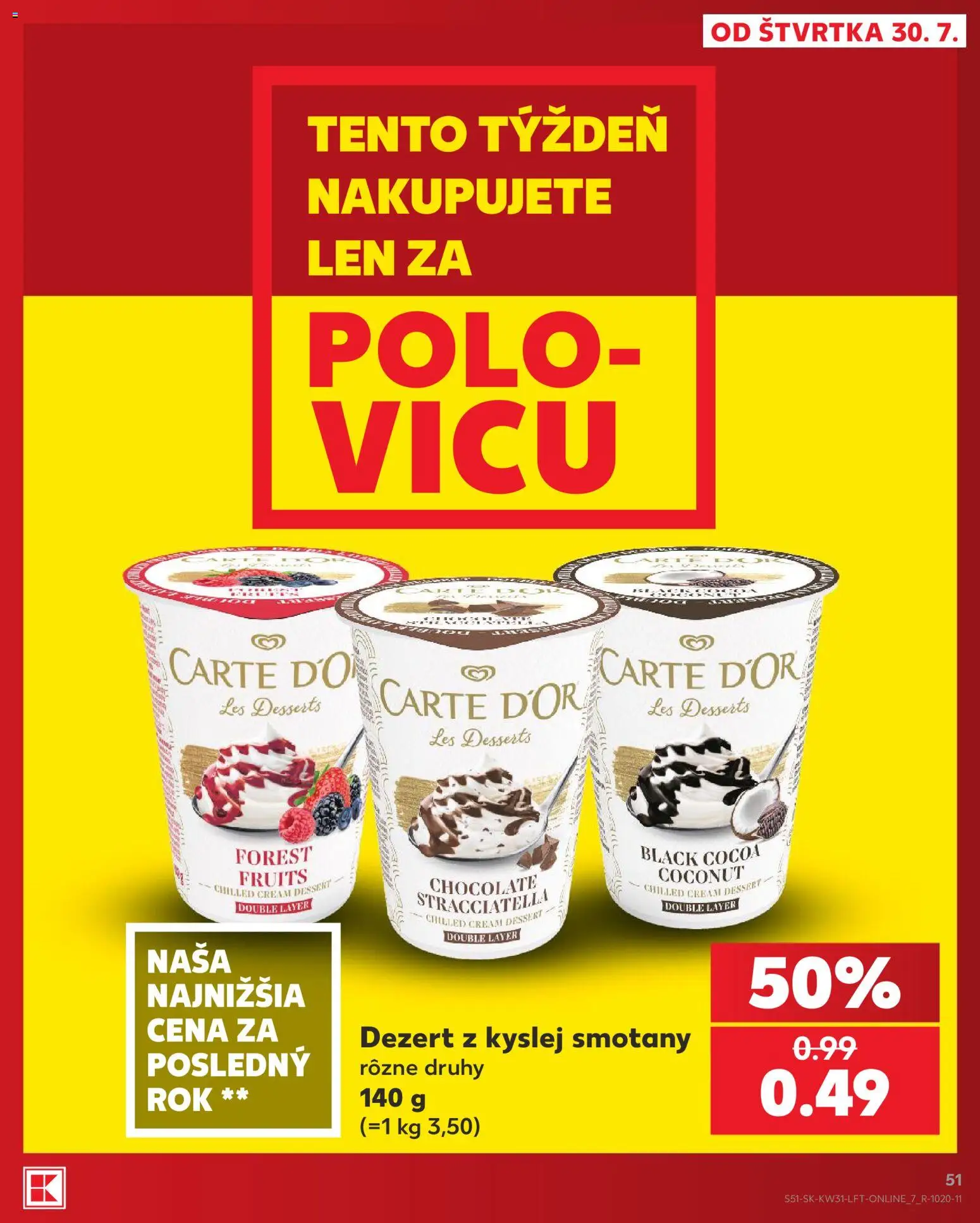 Nové Kaufland akcie – leták je platný od 30.07.2026 | Strana: 51