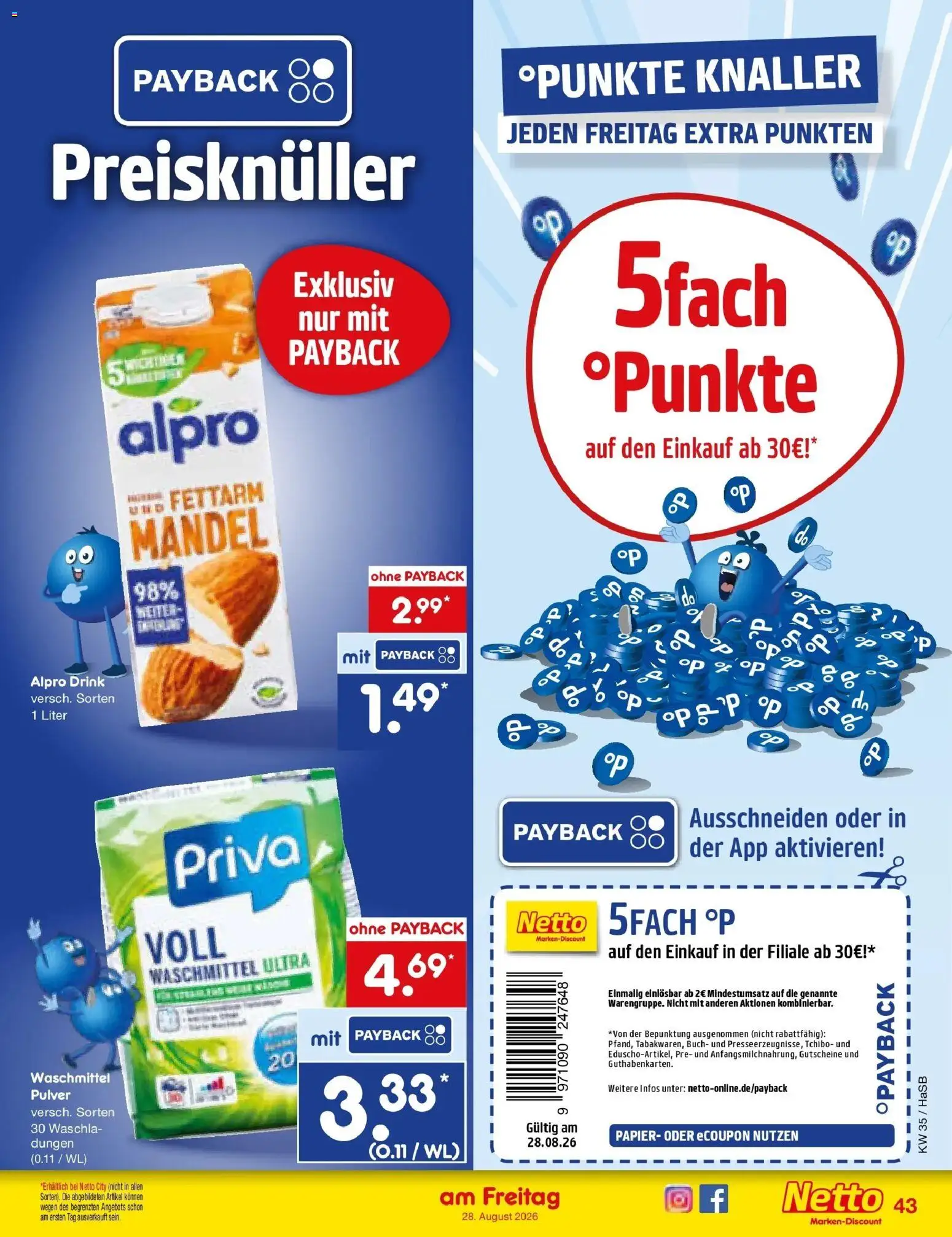 Netto Marken-Discount Prospekt Unna (ab 24.08.2026) » Angebote | Seite: 57 | Produkte: Alpro, Waschmittel