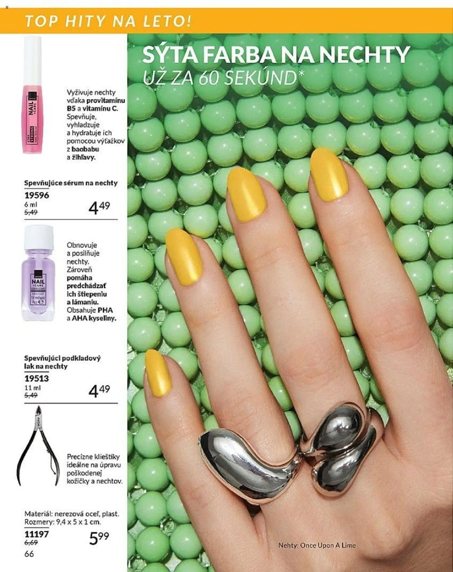 Nové Avon akcie – leták je platný od 01.06.2026 | Strana: 66 | Produkty: Lak na nechty