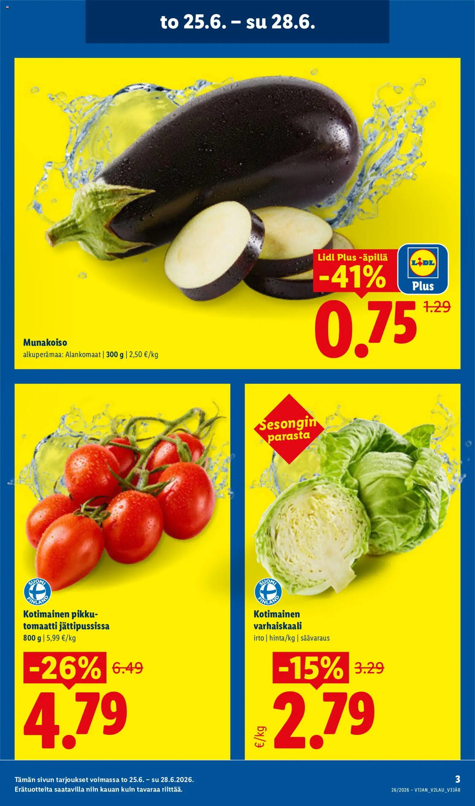 Lidl tarjoukset - Rovaniemi – voimassa 25/06/2026 alkaen | Sivu: 3