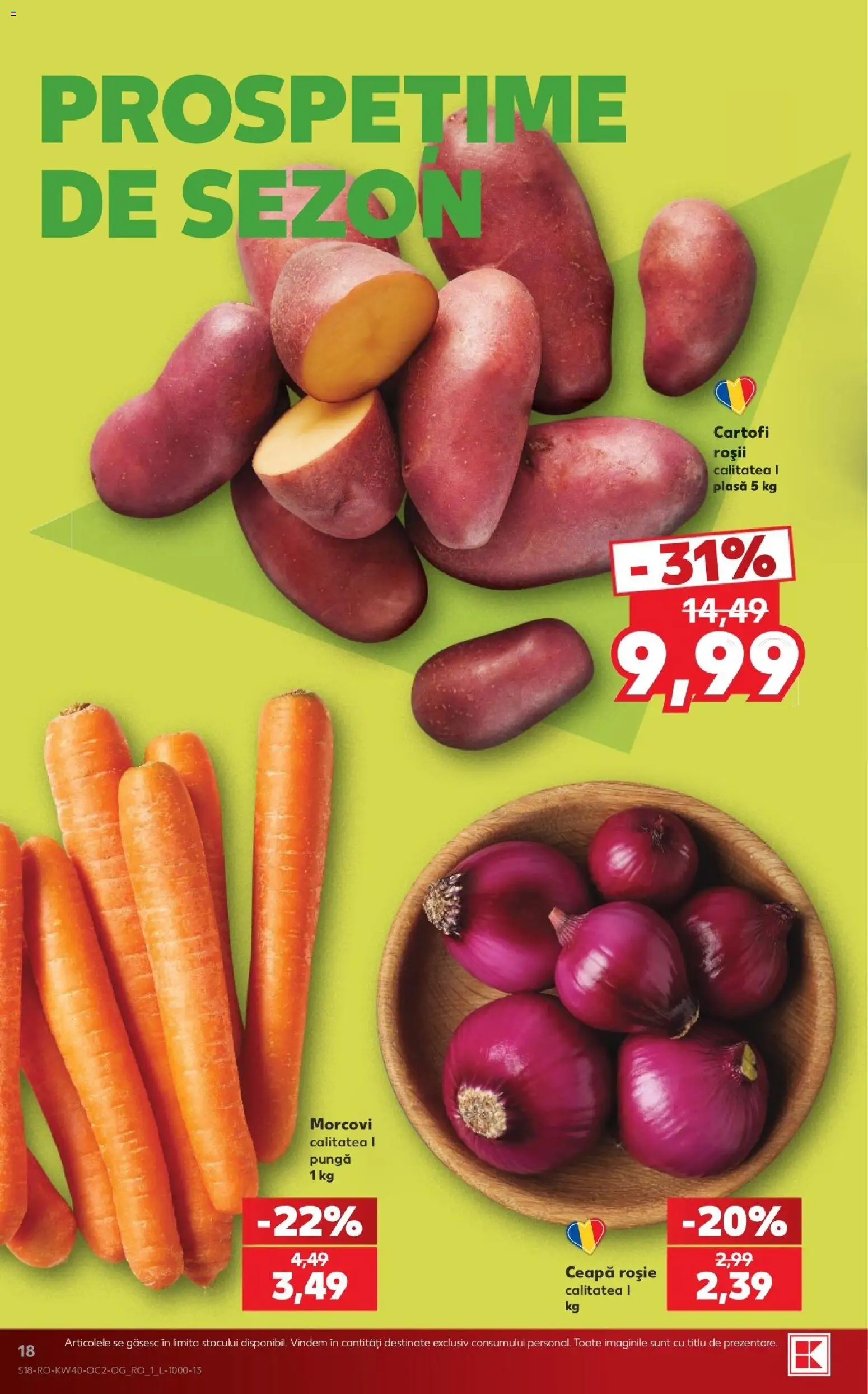 Kaufland RO akciós ujság - amely érvényes a következő dátumtól: 2026.09.30. | Oldal: 18