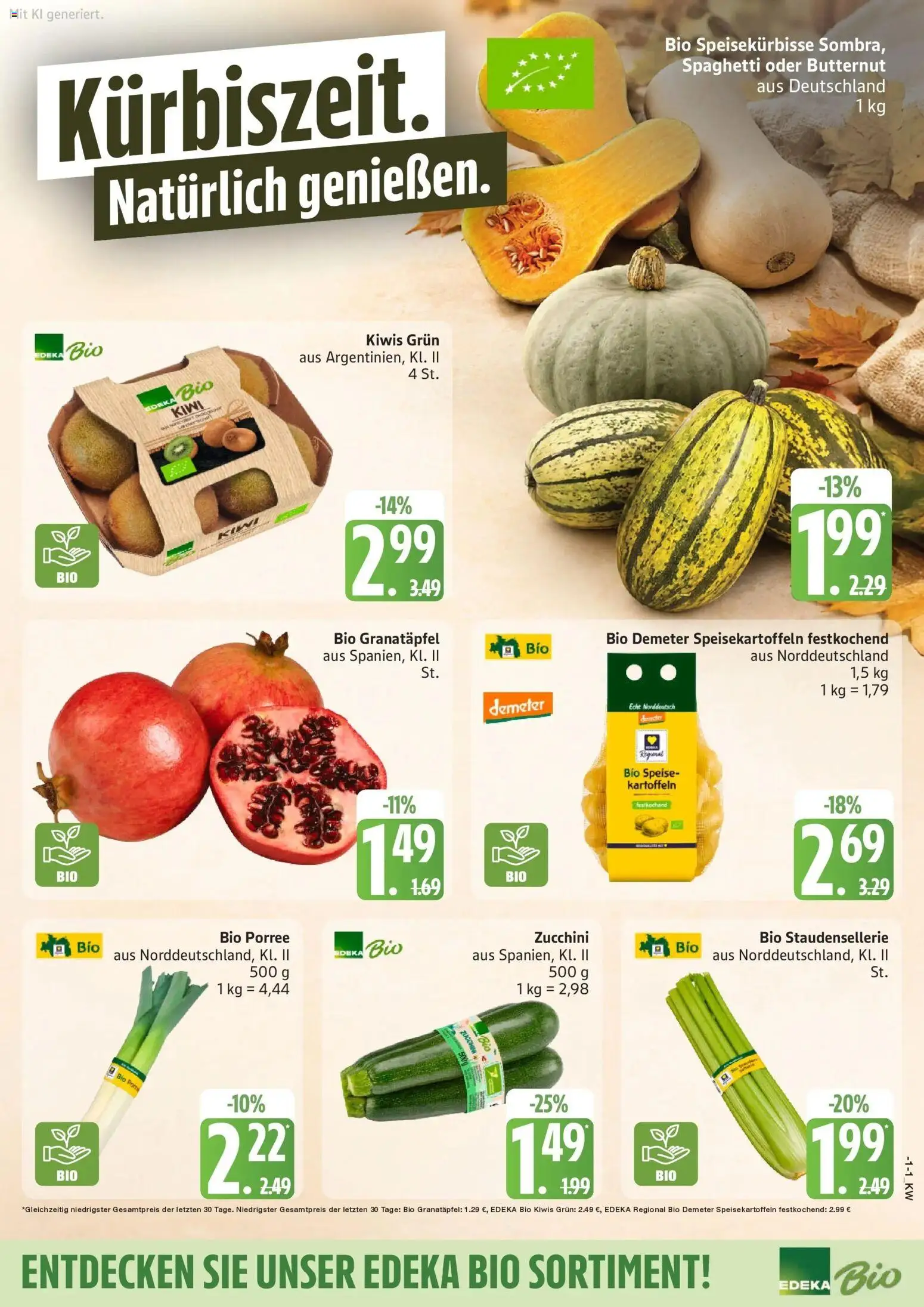 Edeka Prospekt Hamburg (ab 19.10.2026) » Angebote Online | Seite: 5 | Produkte: Granatapfel, Spaghetti, Kartoffeln, Zucchini