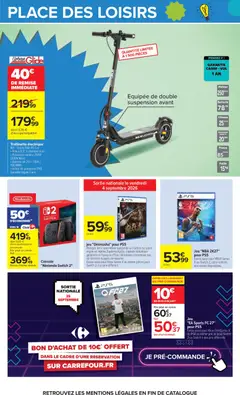 Carrefour - Prévisualisation de Carrefour catalogue valide à partir de 08/09/2026 | Page: 97 | Produits: Xbox, Pneus, Poids, Trottinette électrique
