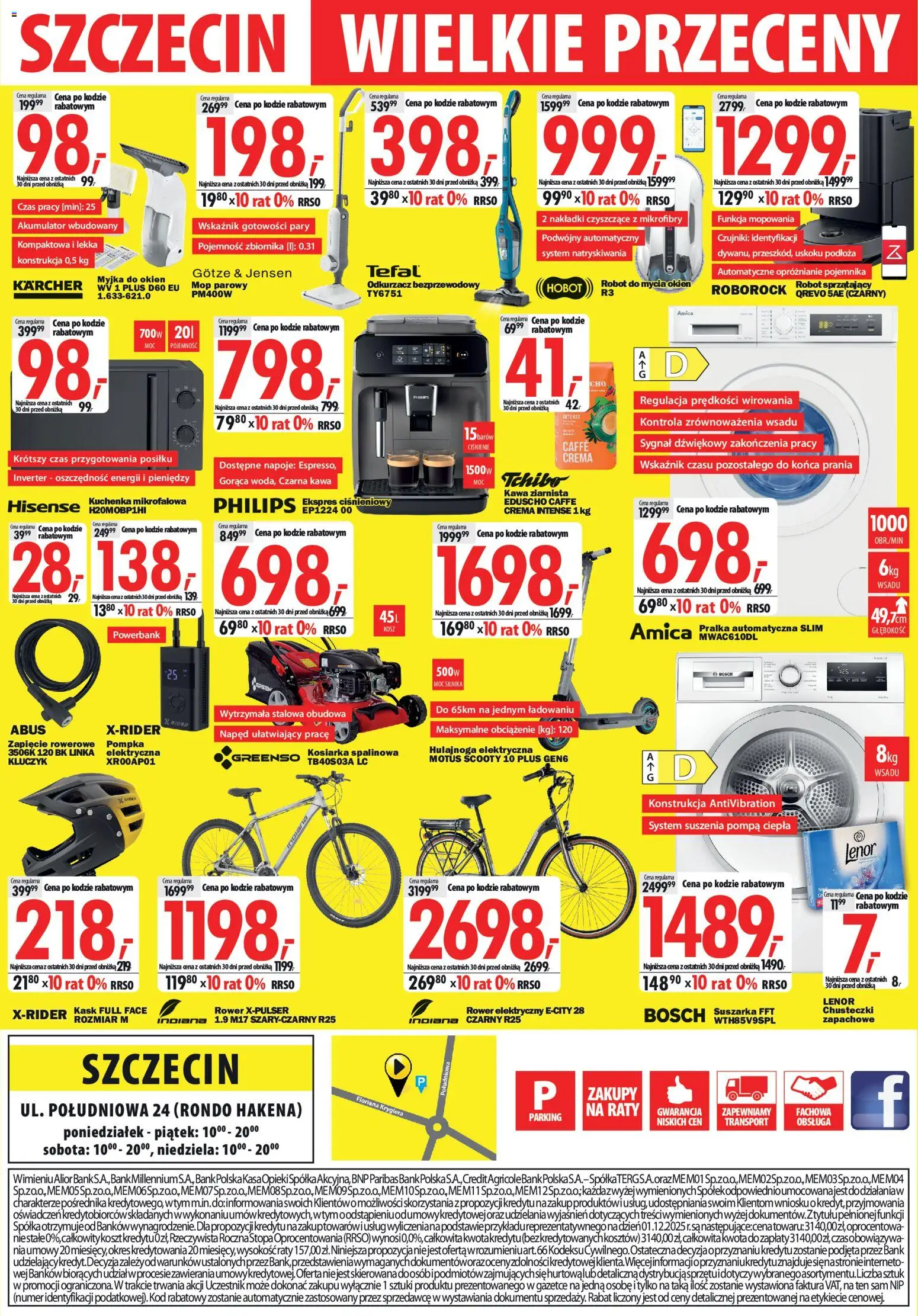Mediaexpert promocje - Wielkie przeceny Szczecin od 07.05.2026 | Strona: 8 | Produkty: Pralka, Ekspres ciśnieniowy, Robot, Kosiarka