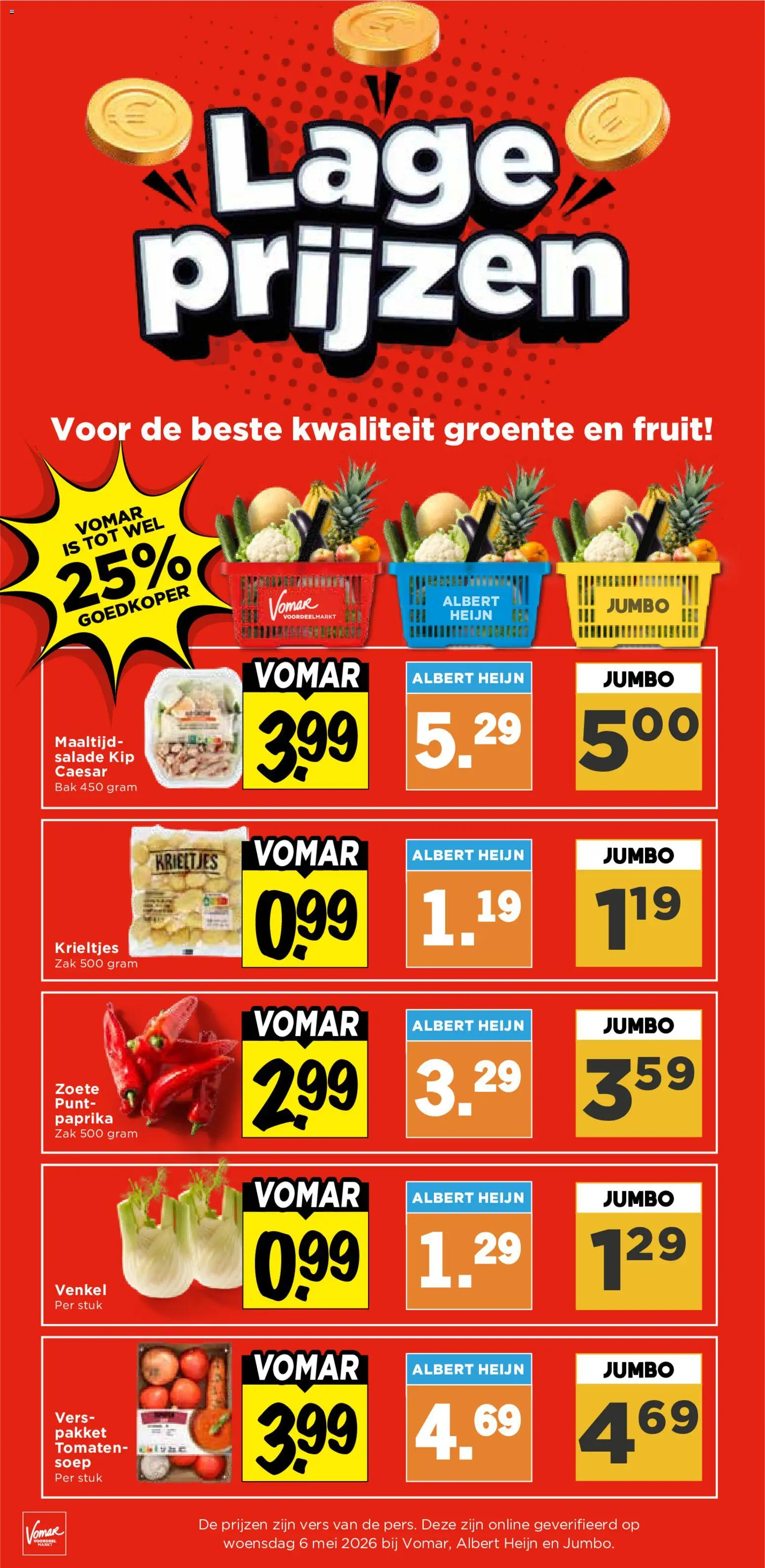 {H1} | Pagina: 21 | Producten: Salade, Kész piskótalap, Fruit, Kip
