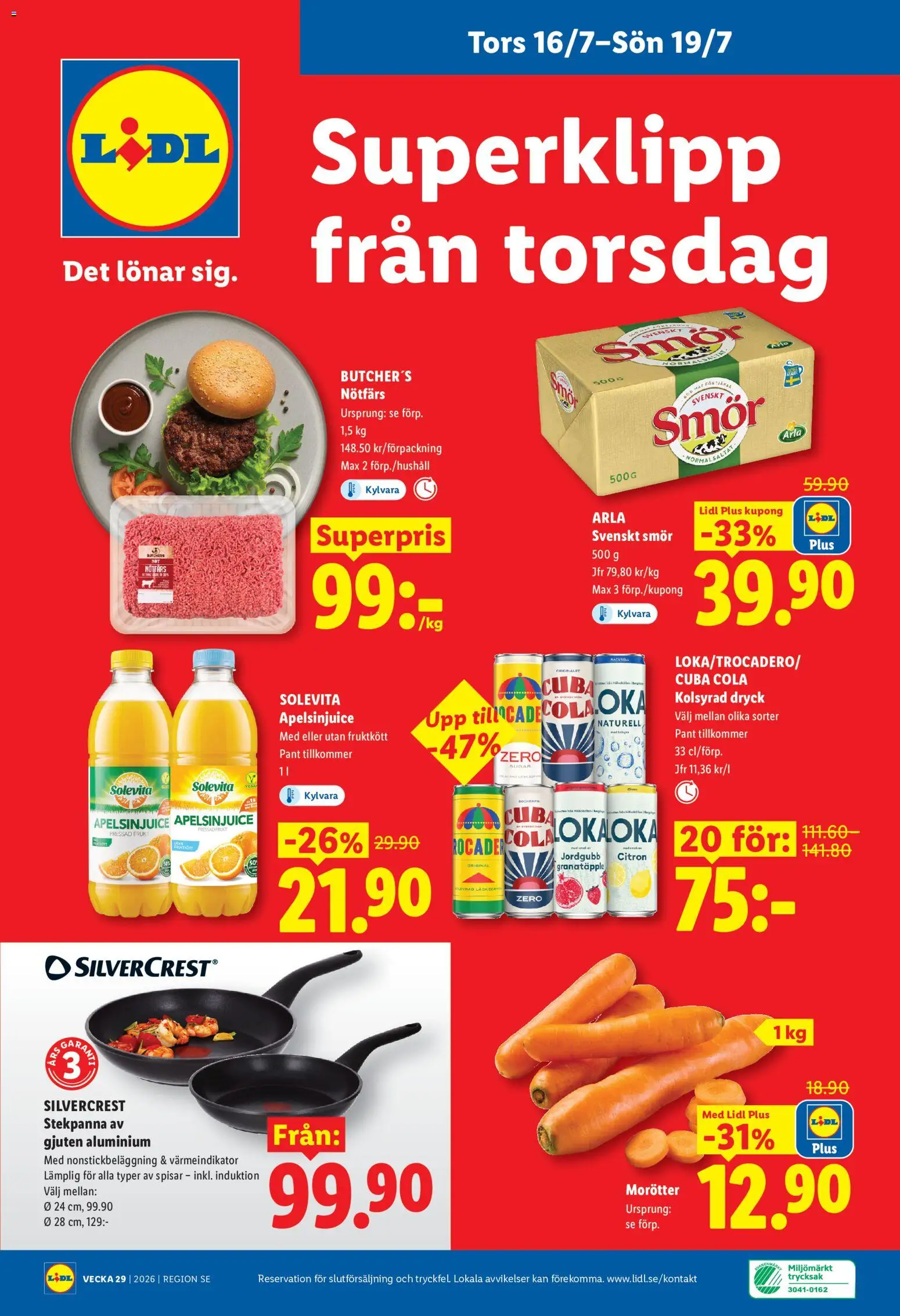 Nuvarande Lidl erbjudanden från 📣 13/07/2026 - 19/07/2026 📣 | Sverige