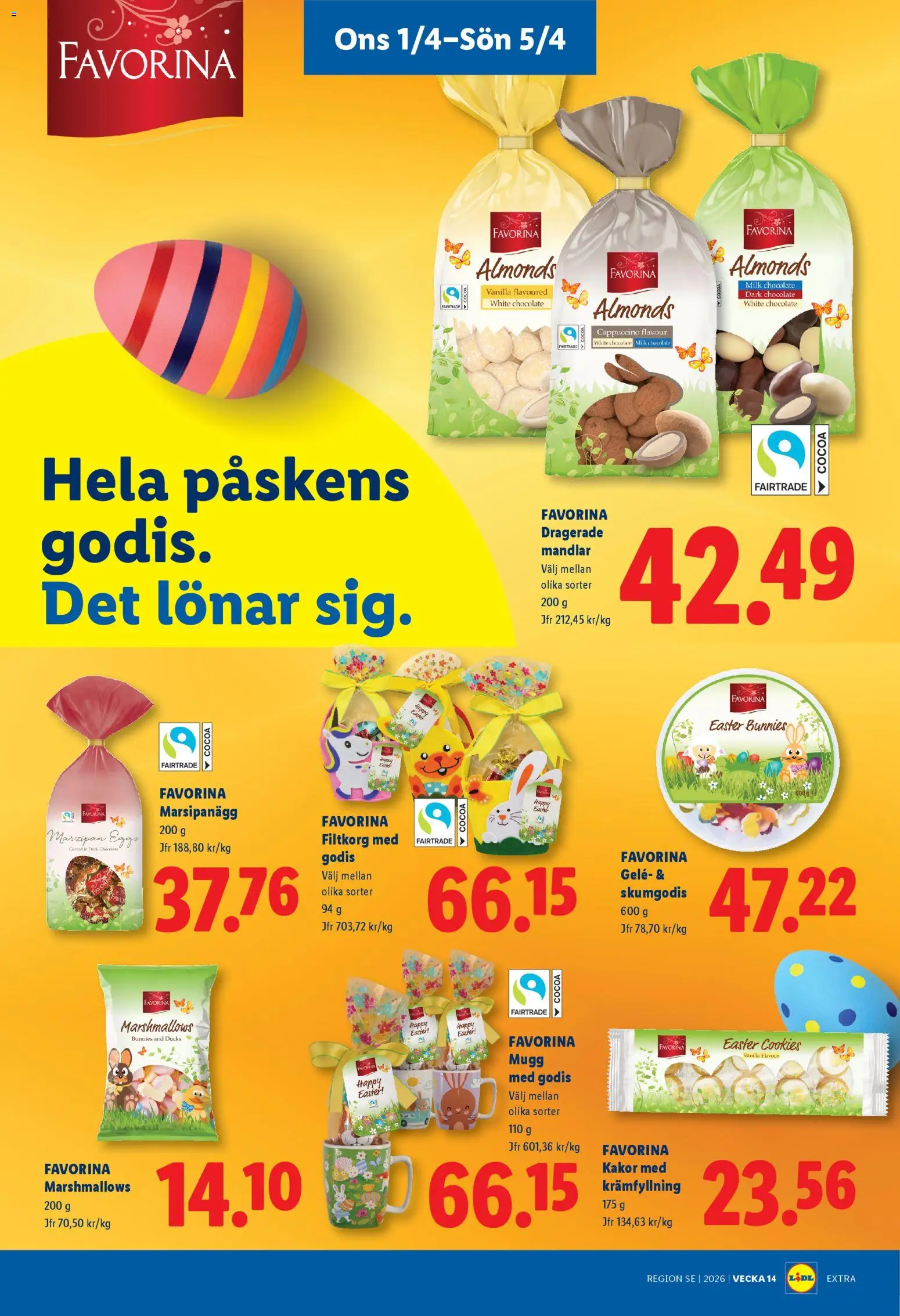 Lidl reklamblad aktuell från 01/04/2026 | Sida: 12 | Produkter: Godis