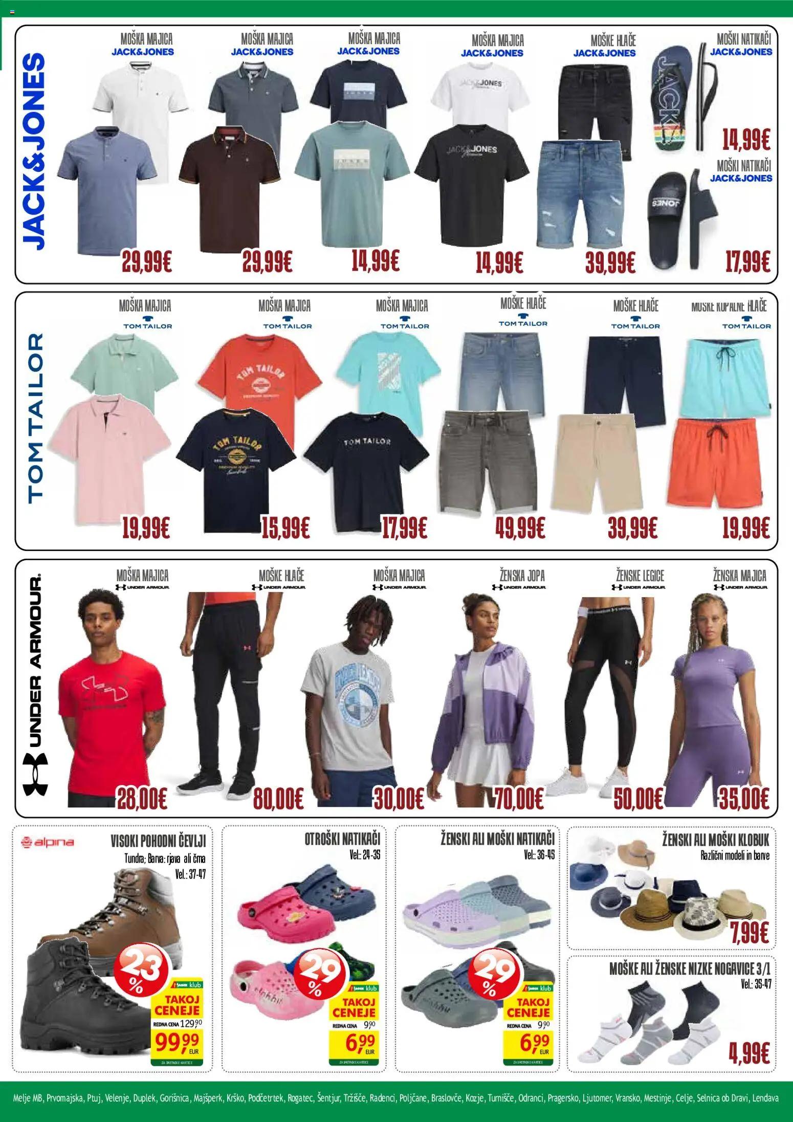 Novi Jager katalog ponudbe – veljaven od 10.06.2026 | Stran: 2 | Izdelki: Majica, Cevlji, Natikaci, Klobuk