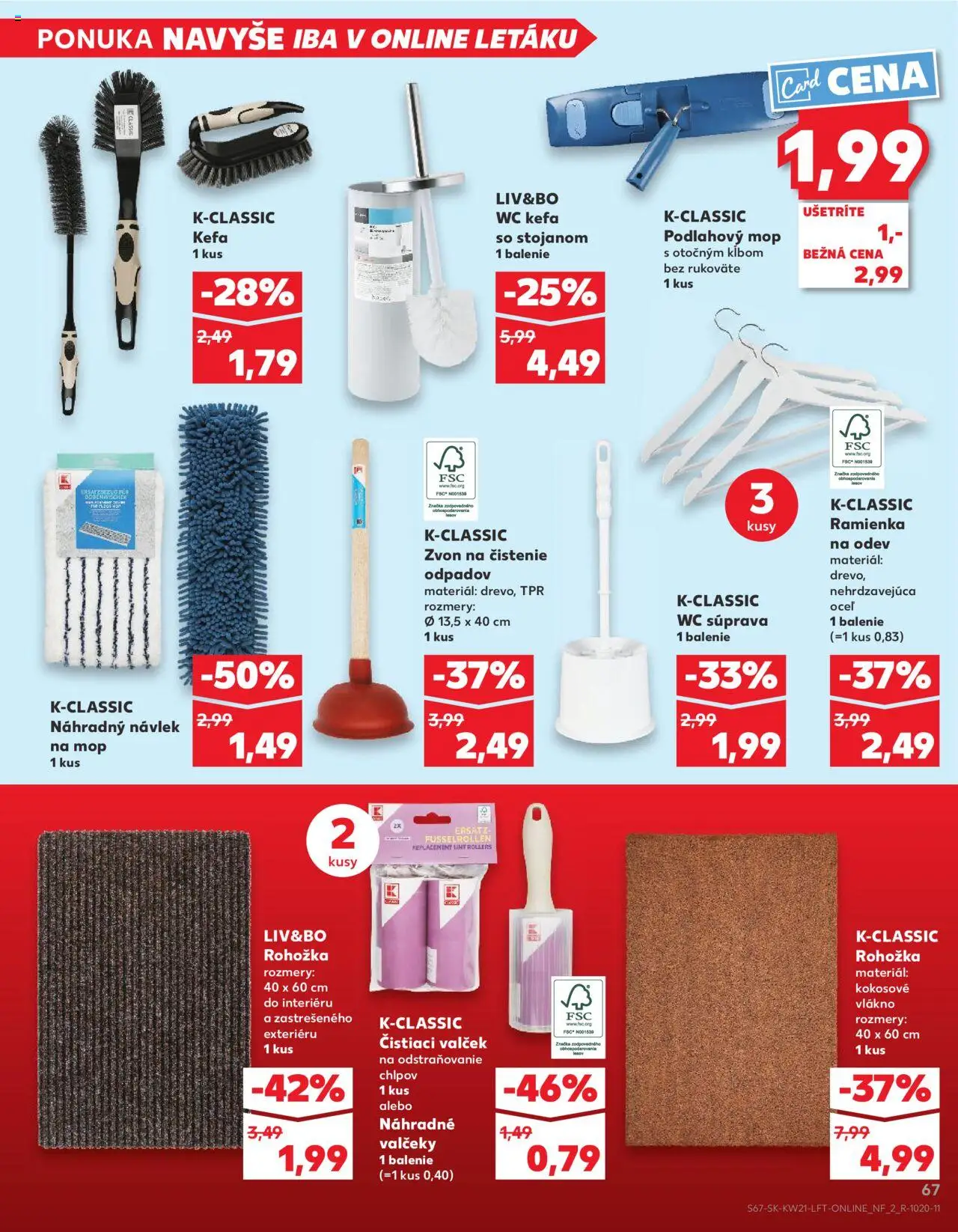 Nové Kaufland akcie – leták je platný od 22.05.2025 | Strana: 67