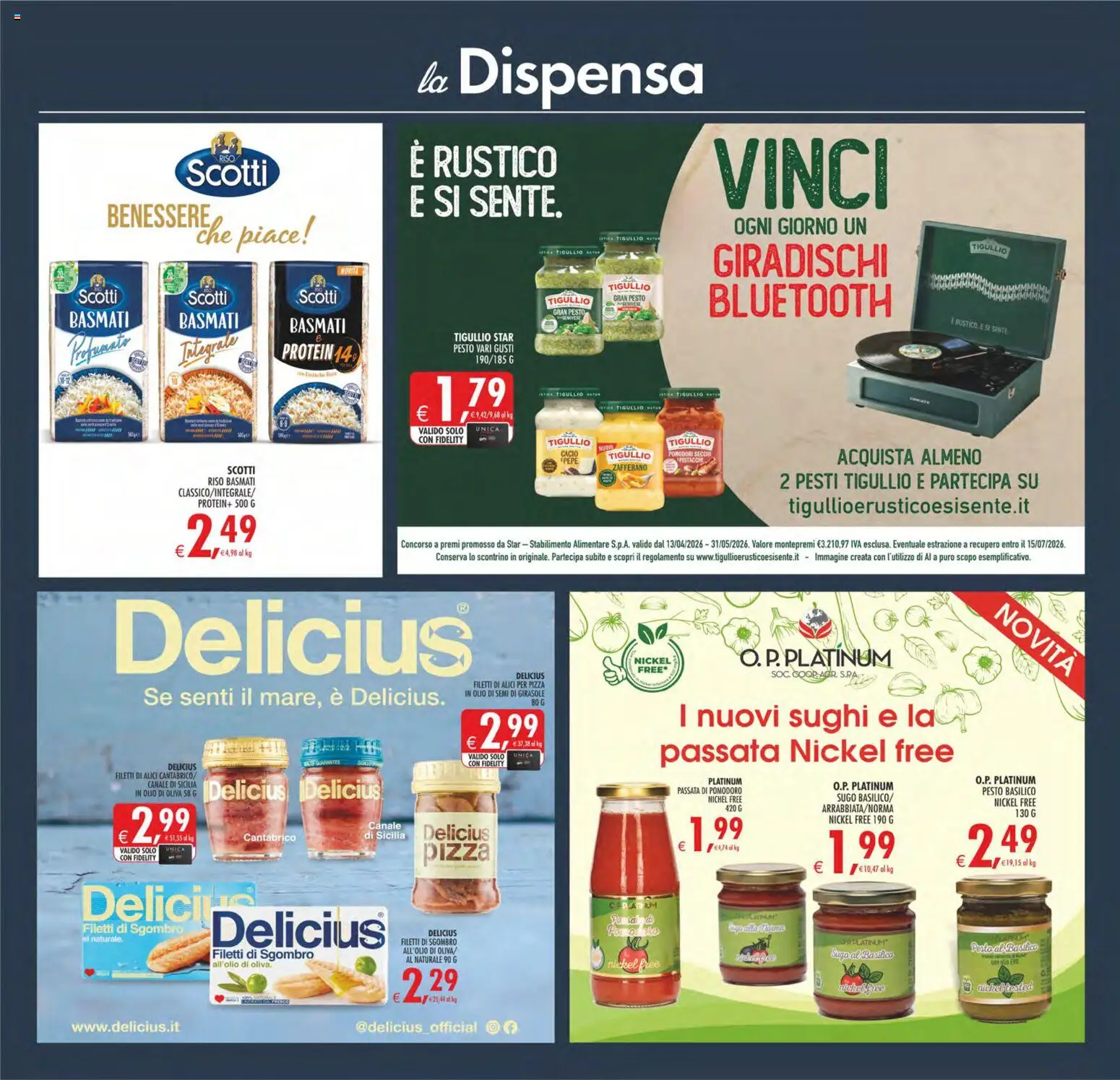 Volantino Decò del 28.04.2026 | Pagina: 18 | Prodotti: Pizza, Pepe, Passata di pomodoro, Alici