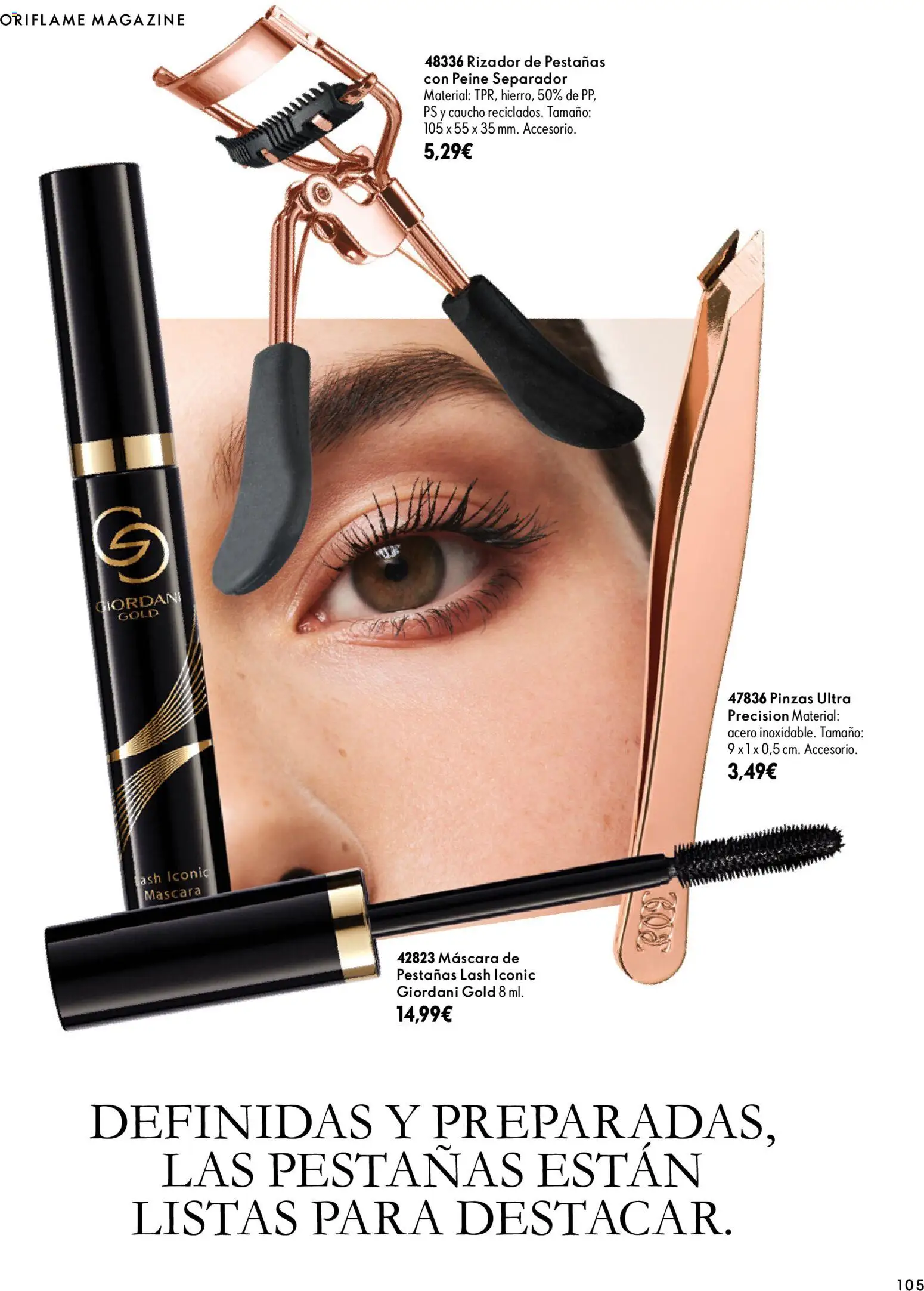 Oriflame - Catálogo Campaña 14 │ válido desde el 07/10/2026 | Página: 105 | Productos: Máscara, Máscara de pestañas