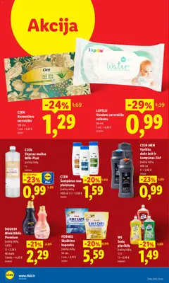LIDL leidinys galioja nuo 2026.06.22 | Puslapis: 29 | Prekių: Šampūnas, Muilas, Dušo želė, Ploviklis