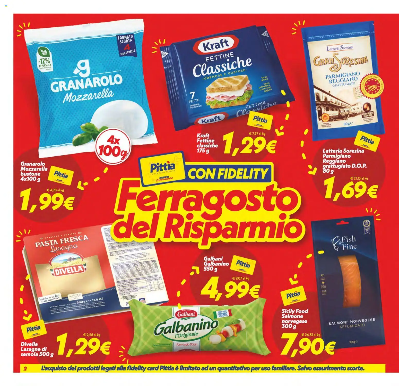 Volantino SuperConveniente del 11/08/2026 | Pagina: 2 | Prodotti: Semola, Parmigiano reggiano, Parmigiano, Lasagne