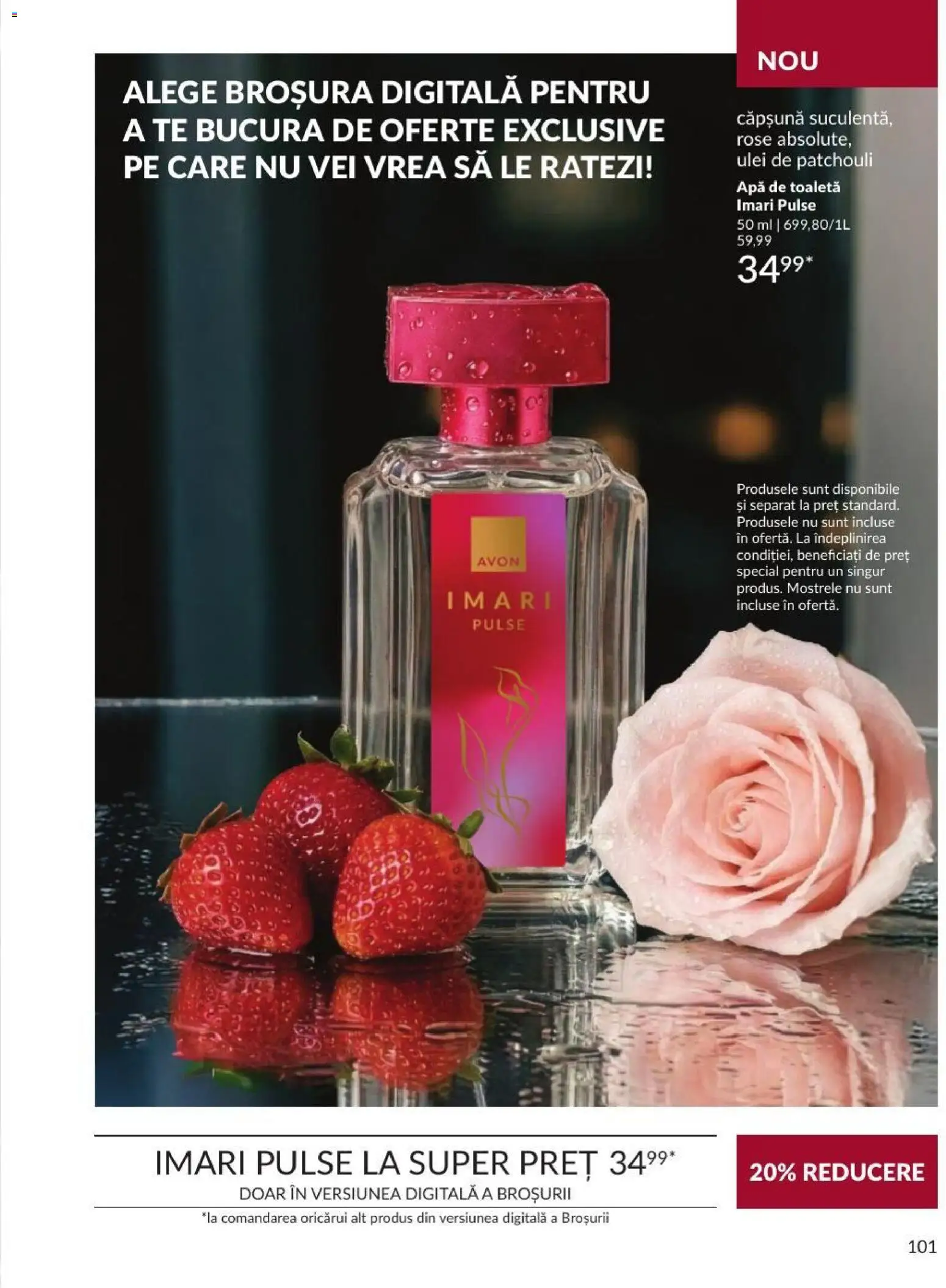 Noul catalog Avon – valabil de la 01.09.2026 | Pagină: 101 | Produse: Toaletă, Apă de toaletă, Ulei, Apă