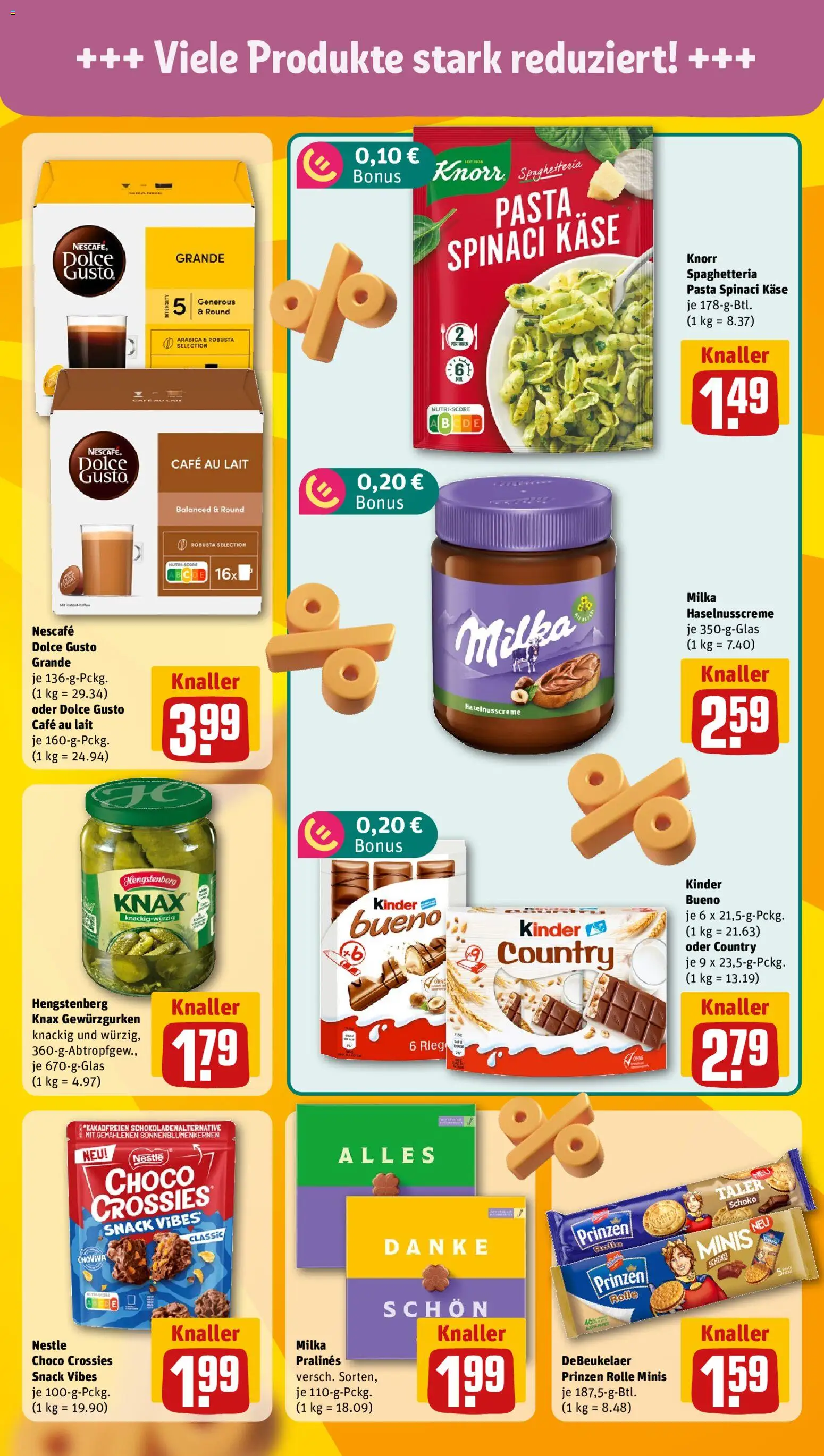 Rewe ihr Kaufpark Prospekt – gültig ab 10.08.2026 | Seite: 23 | Produkte: Nescafe, Käse, Knorr, Dolce gusto
