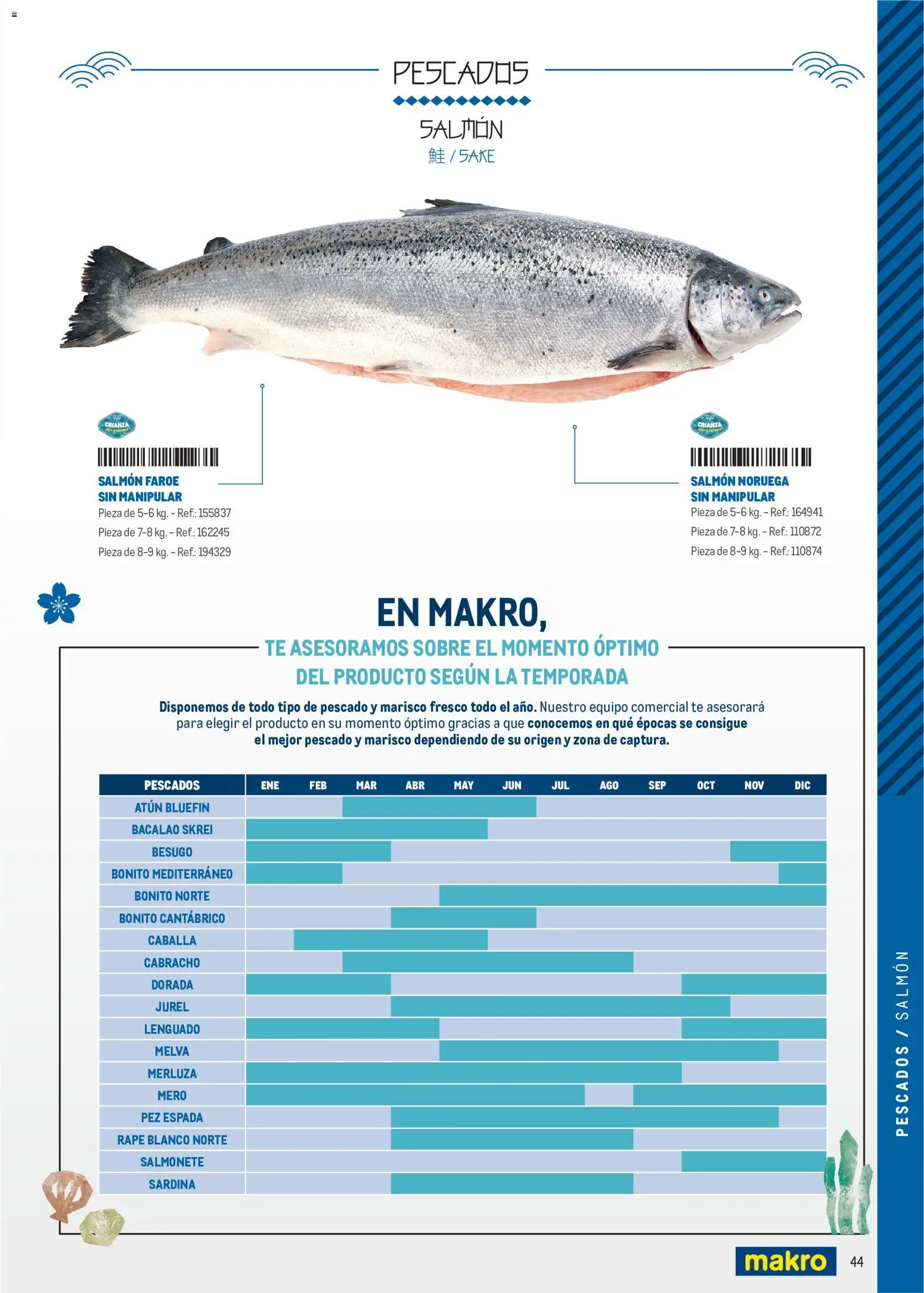 Makro Cocina Fusión Asiática Canarias II │ válido desde el 11.05.2026 | Página: 44 | Productos: Pescado, Té, Σταθμός εργασίας
