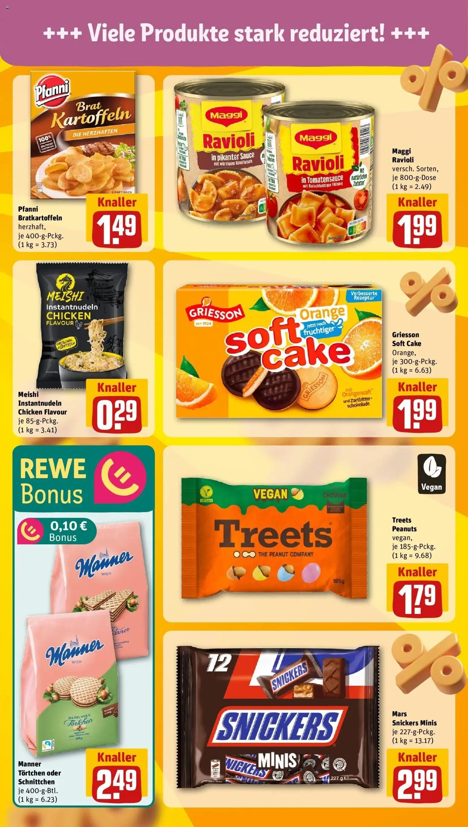 Rewe Prospekt Mettlach / Orscholz	 – gültig ab 20.04.2026 | Seite: 9 | Produkte: Maggi, Orangensaft, Snickers, Kartoffeln