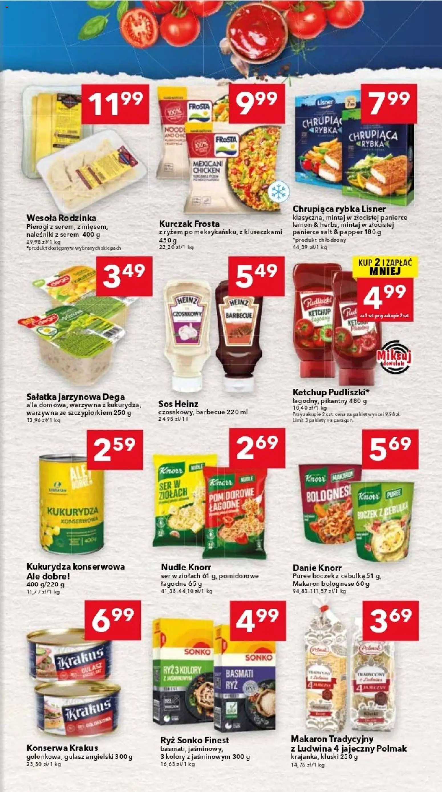 Lewiatan gazetka - Warszawa od 07.05.2026 | Strona: 5 | Produkty: Mintaj, Gulasz angielski, Ser, Sałatka