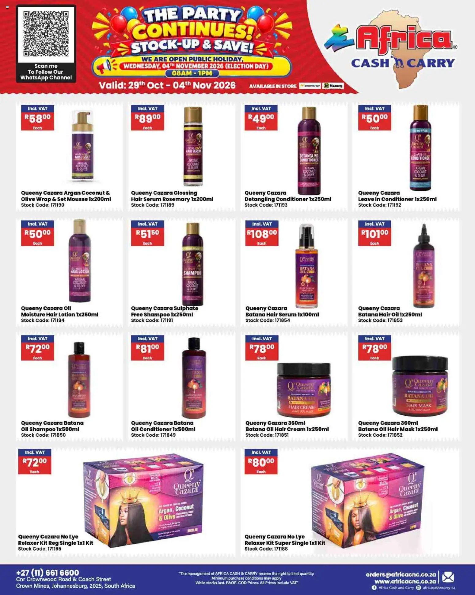 New Africa Cash & Carry catalogue – valid from 29/10/2026 | Page: 93