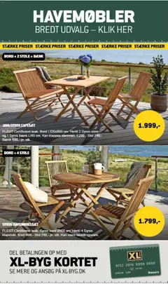 XL-BYG - Tilbudsavis gyldig fra 05.06.2026 | Side: 5 | Produkter: Bord, Stol, Havemøbler, Bænk