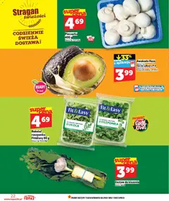 Pogląd oferty "Topaz gazetka" - ważna od 21.05.2026 | Strona: 22 | Produkty: Grill, Rukola, Roszponka, Awokado