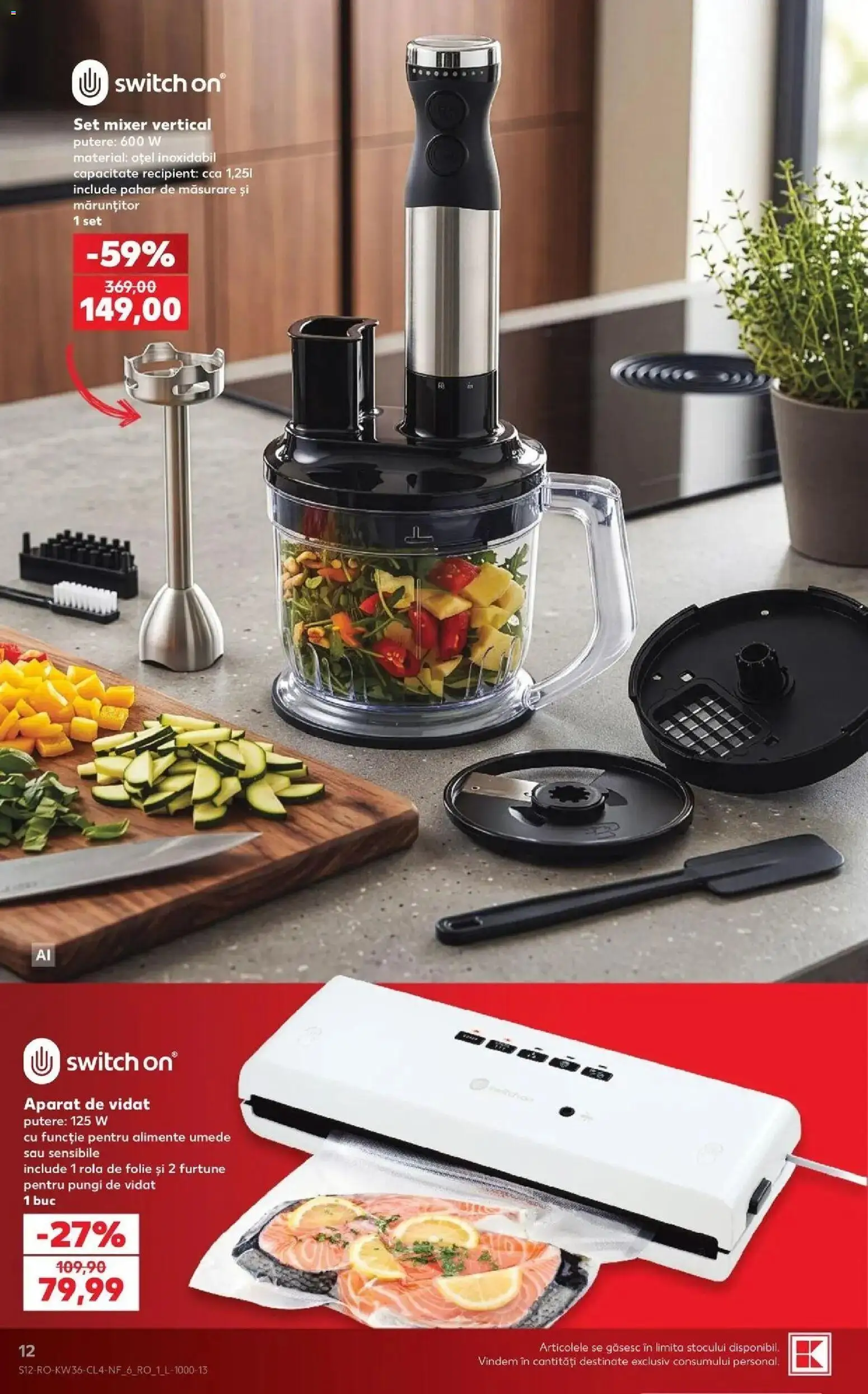 Kaufland Zalau 02.09.2026 - Revista si Oferta | Pagină: 12 | Produse: Mixer, Aparat, Mixer vertical