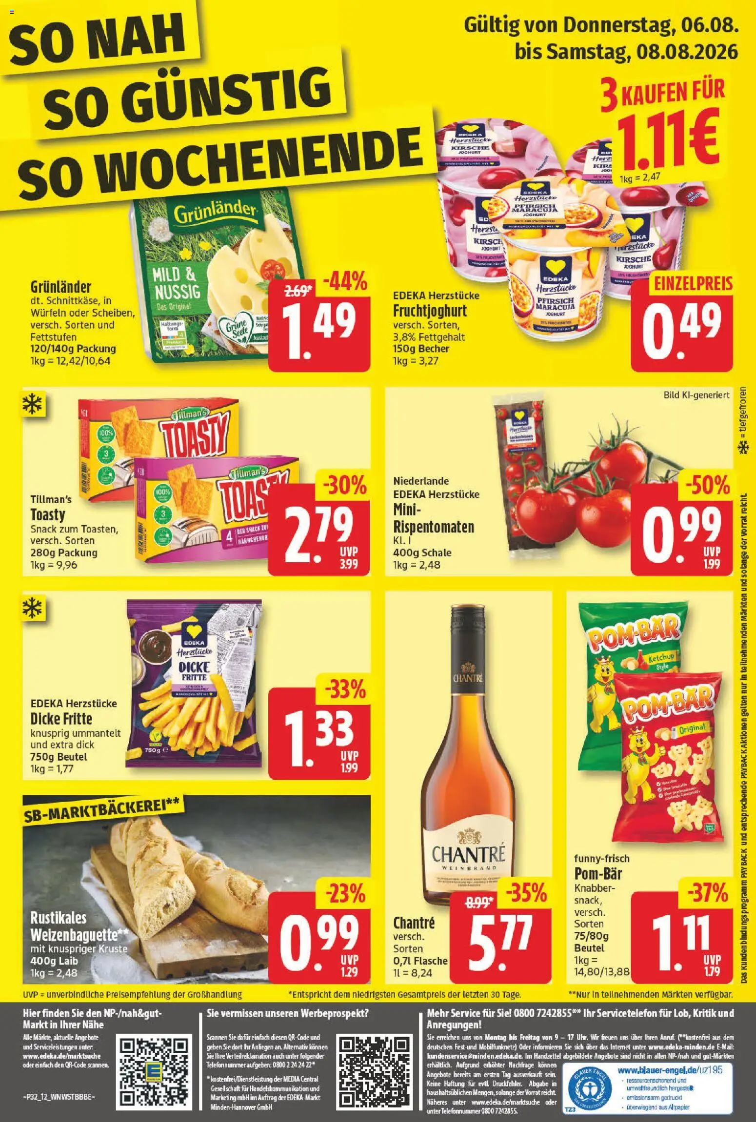 NP Discount Prospekt – gültig ab 03.08.2026 | Seite: 12 | Produkte: Joghurt, Fruchtjoghurt, Grunlander, Ketchup